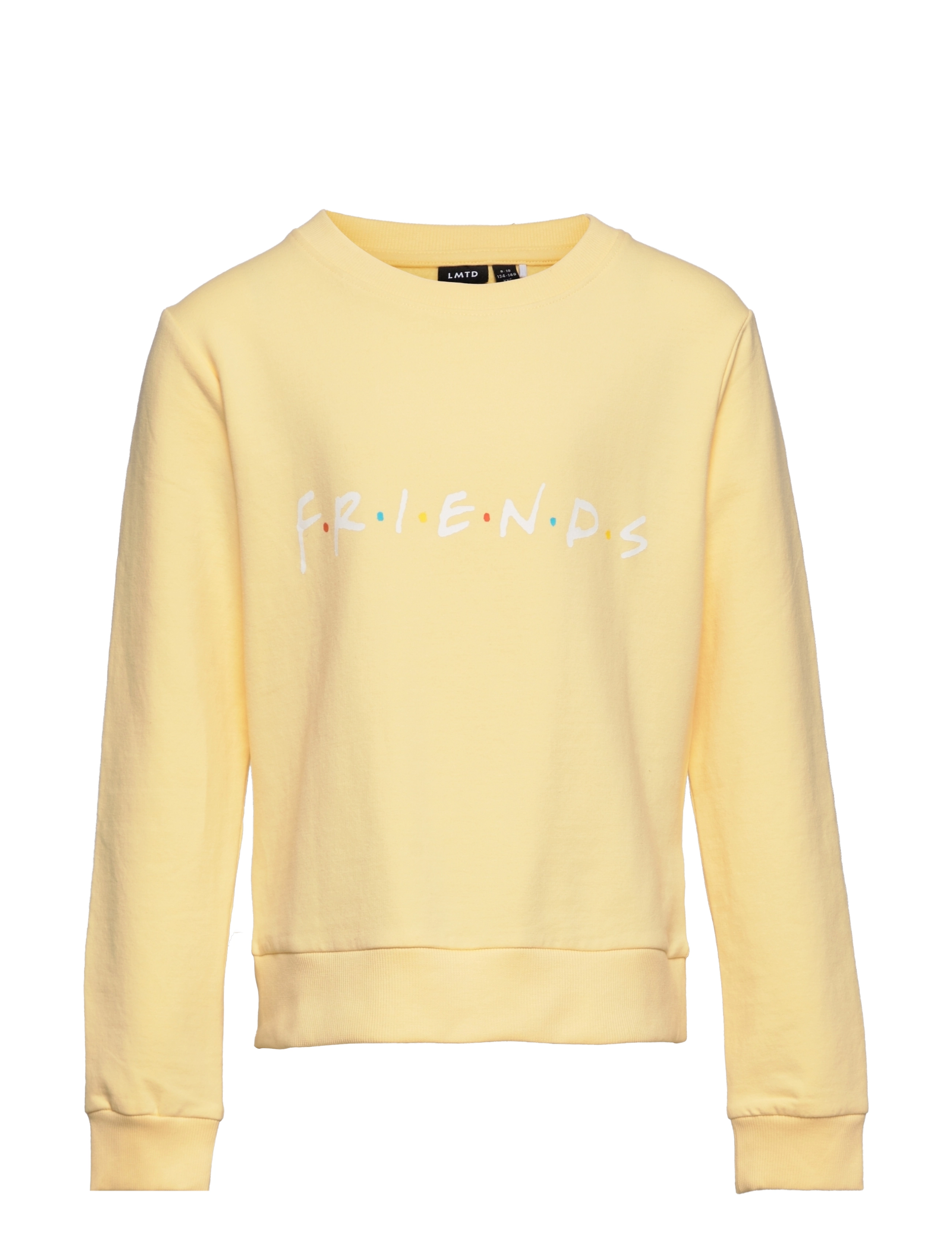 LMTD - NLFNILLE FRIENDS SHORT SWEAT BRU WAB - mellow yellow - 0