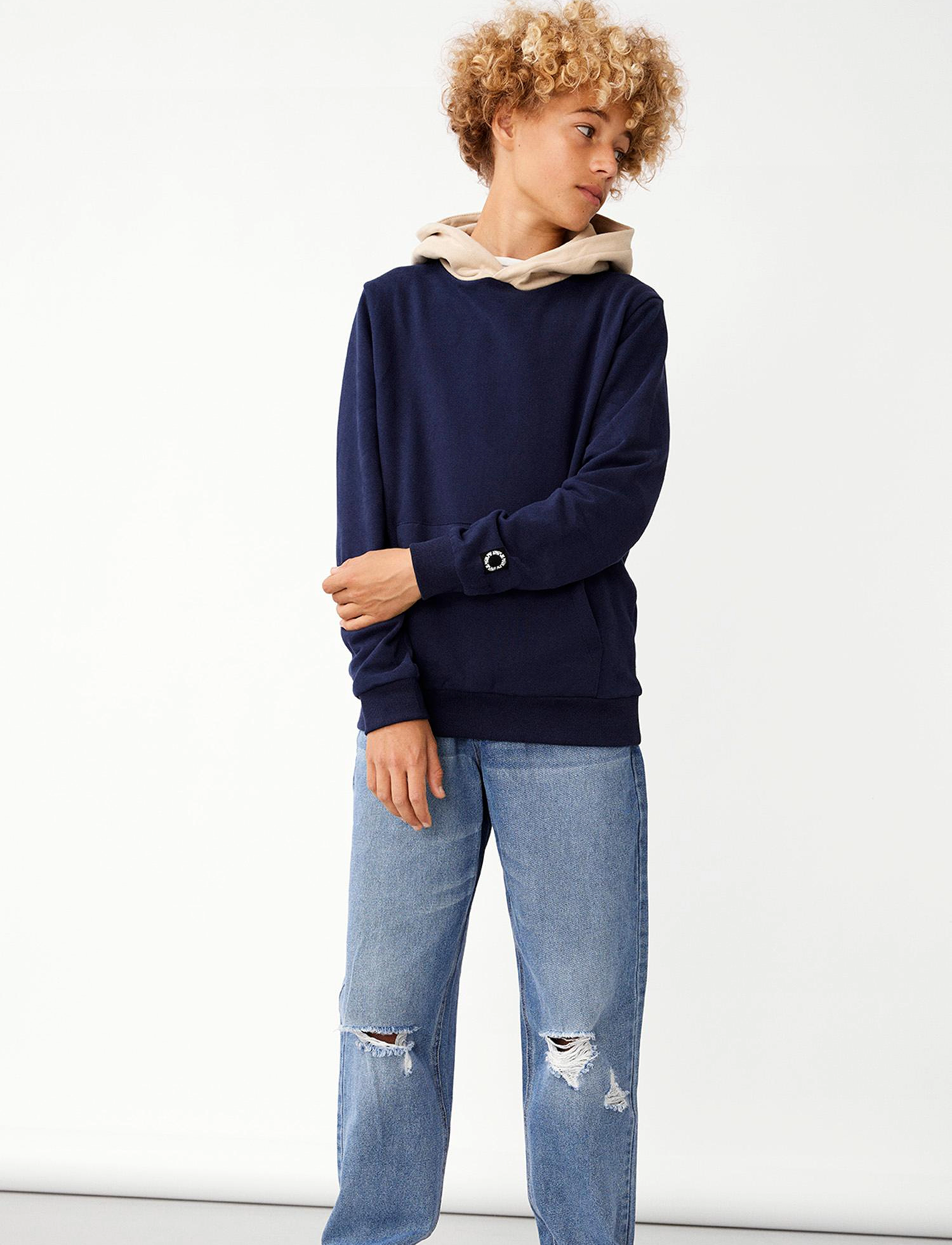 LMTD - NLMTIZZA DNM DES DAD PANT - medium blue denim - 2