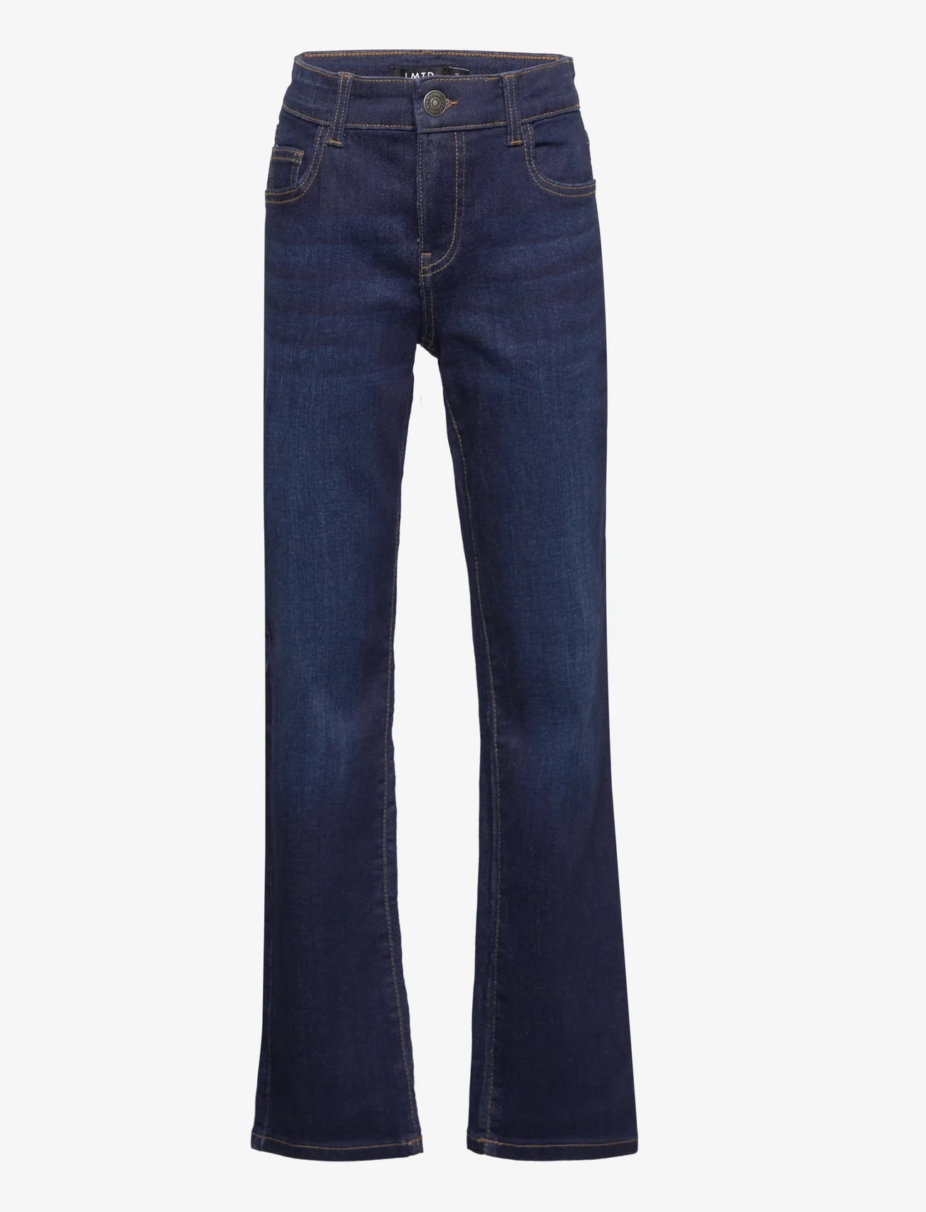 LMTD - NLMTULRICH DNM REG PANT - jeans met wijde pijpen - dark blue denim - 0