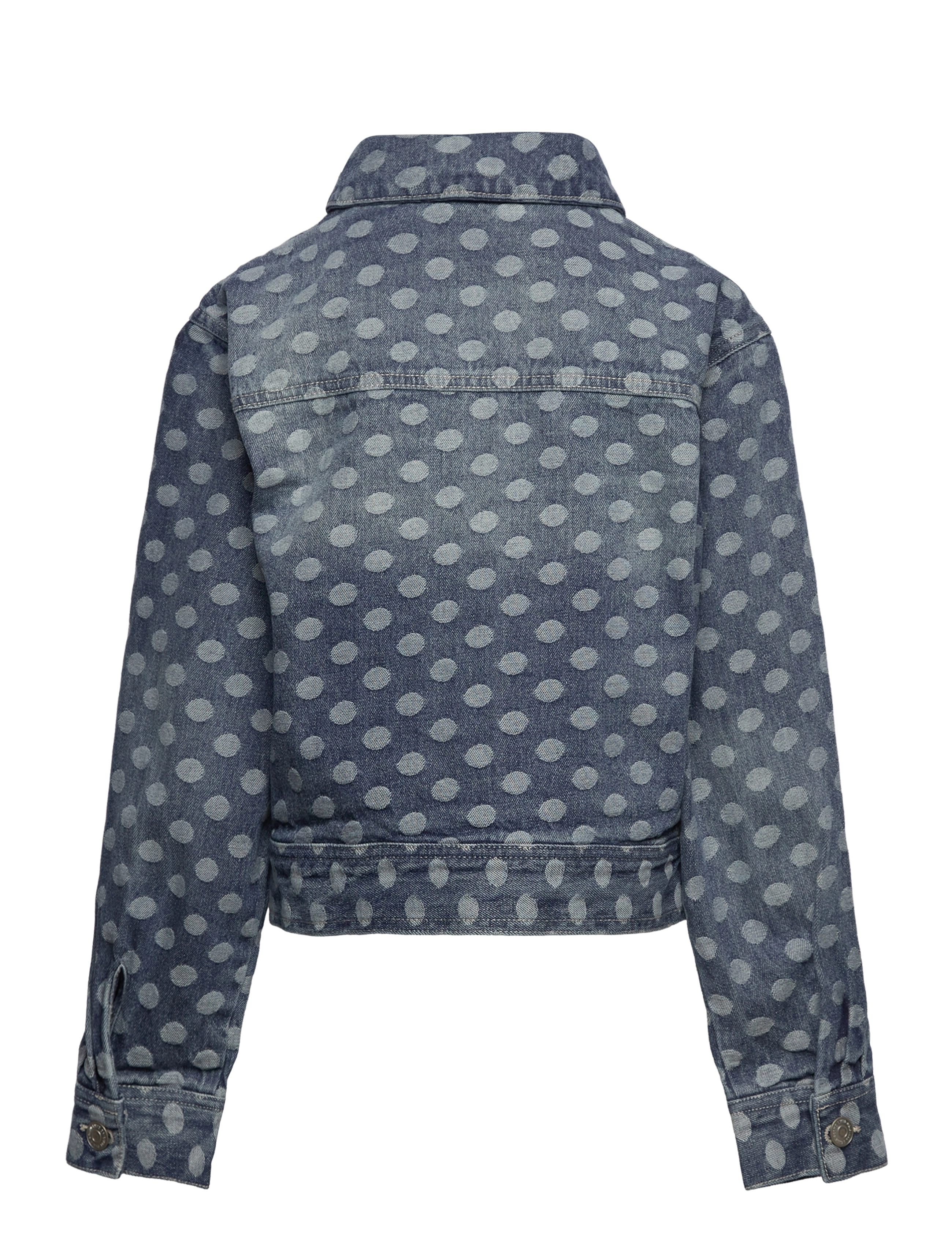 LMTD - NLFDOTIZZA DNM SHORT JACKET - medium blue denim - 1