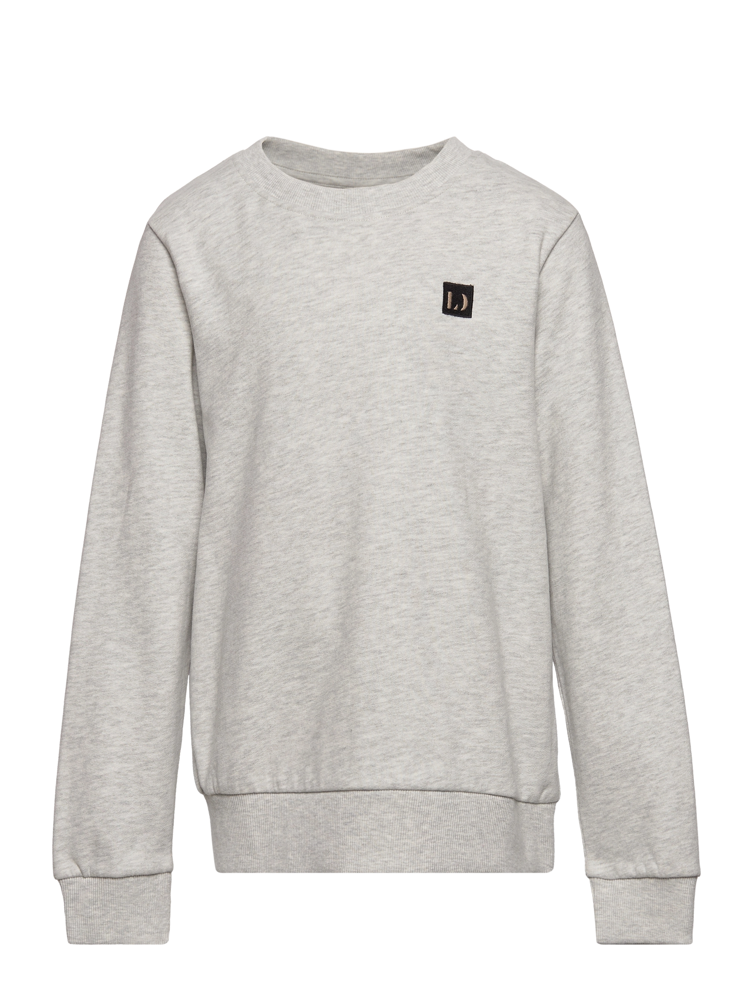 NLMLOHR LS O-NECK SWEAT - LIGHT GREY MELANGE