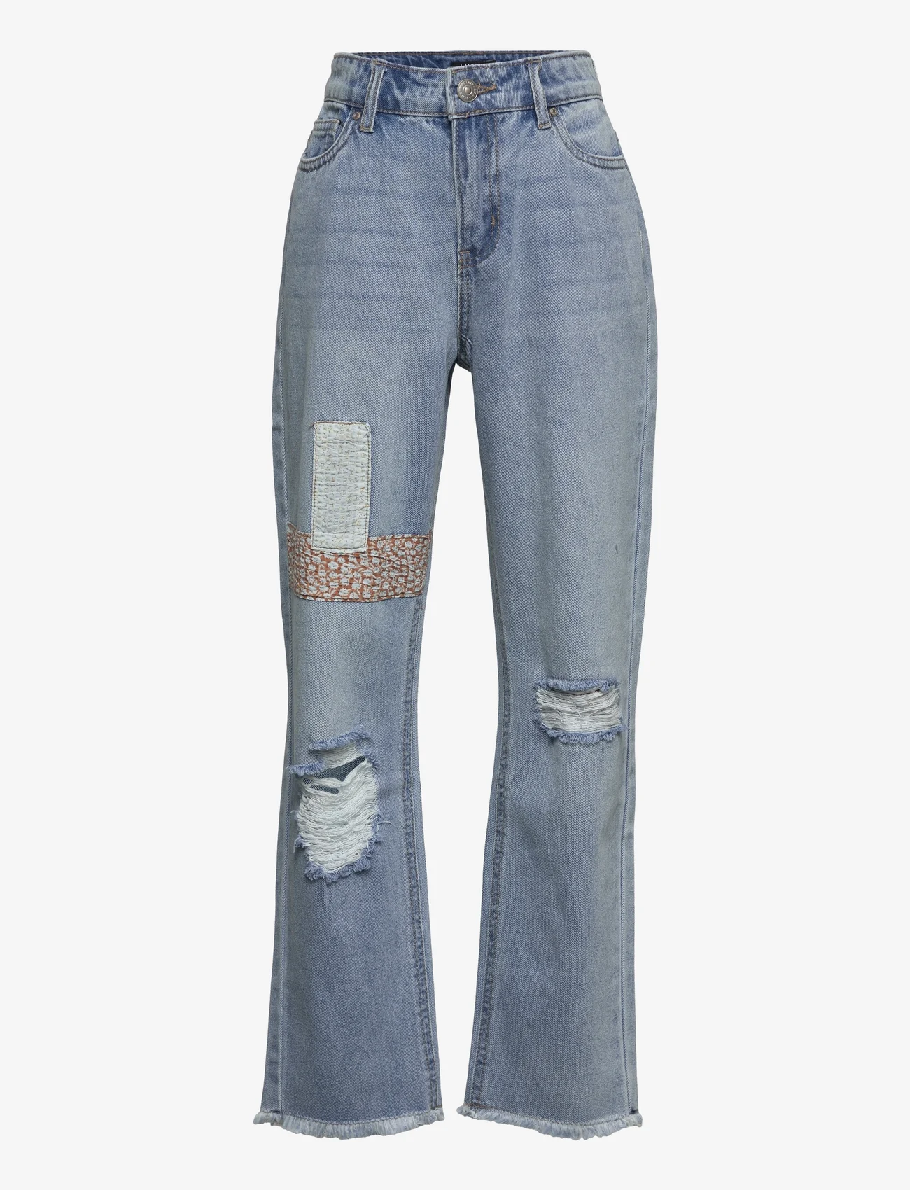 LMTD - NLFIZZAKUILT DNM HW MOM PANT - loose jeans - light blue denim - 0
