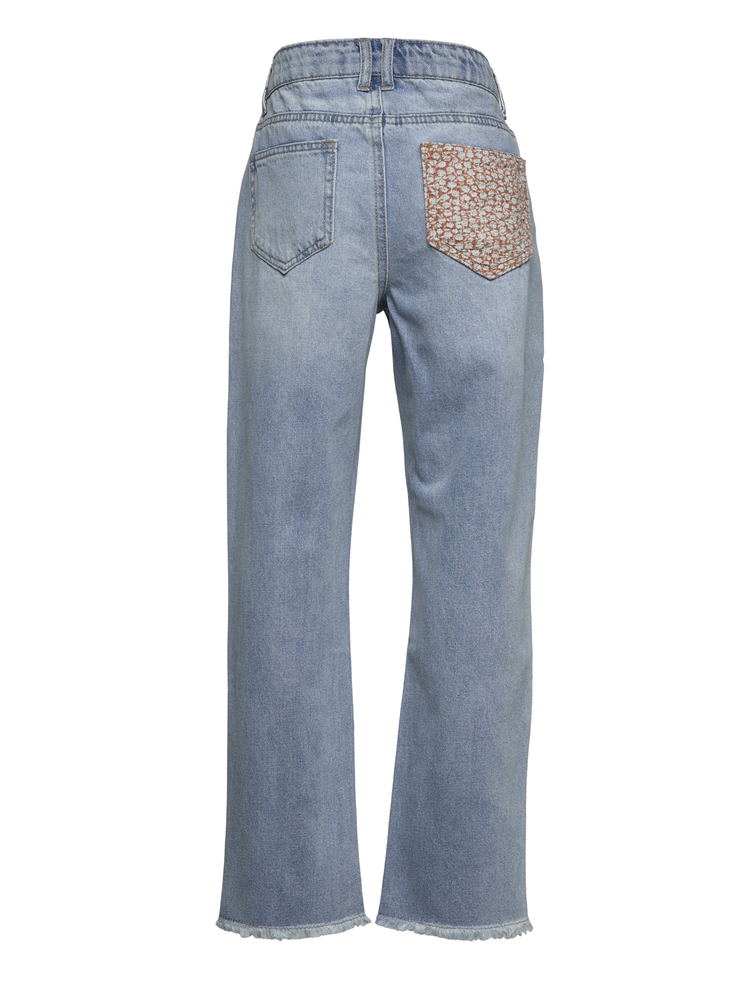LMTD - NLFIZZAKUILT DNM HW MOM PANT - light blue denim - 1