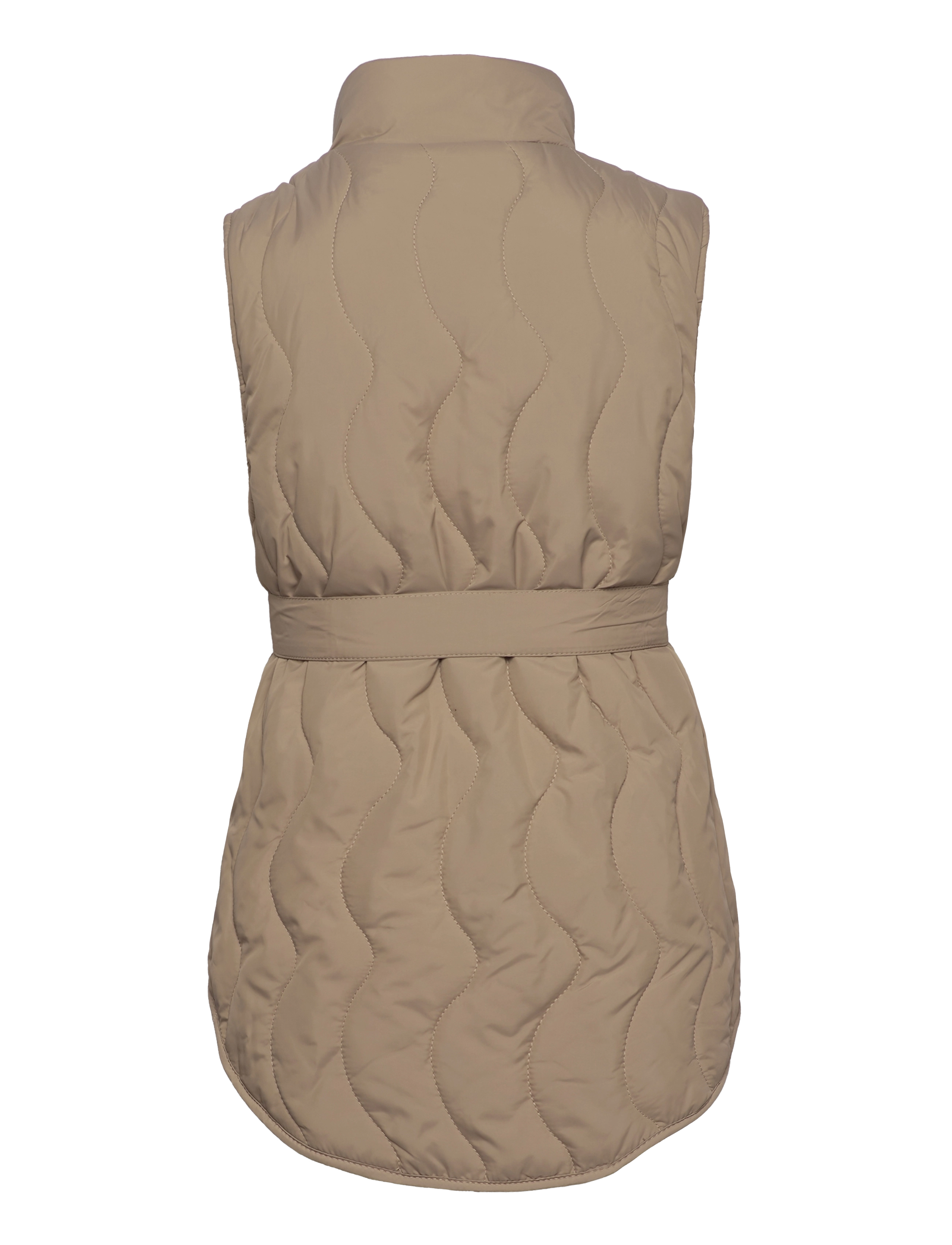 LMTD - NLFMORA REV BELT QUILTED VEST - silver mink - 1