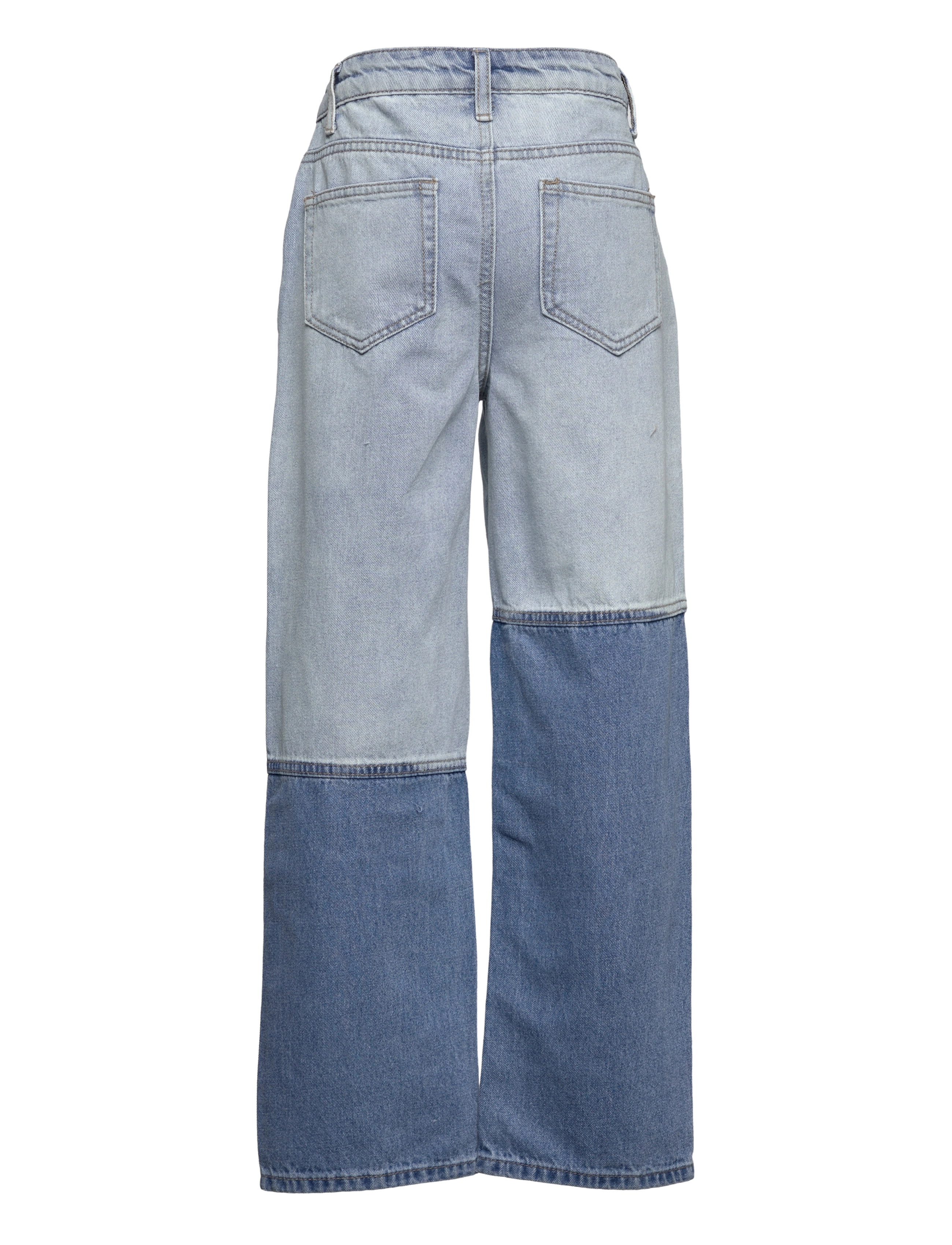 LMTD - NLFIZZALOWBLOCK DNM HW STRAIGHT  PANT - medium blue denim - 1