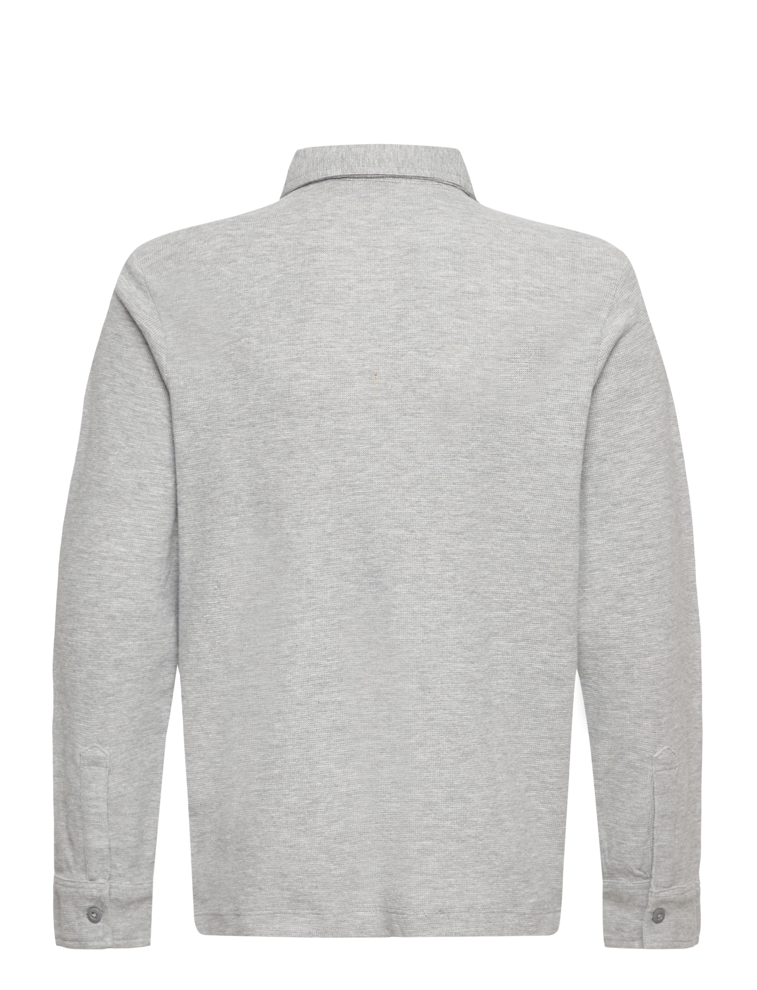 LMTD - NLMREST LS PIQUE SHIRT - grey melange - 1