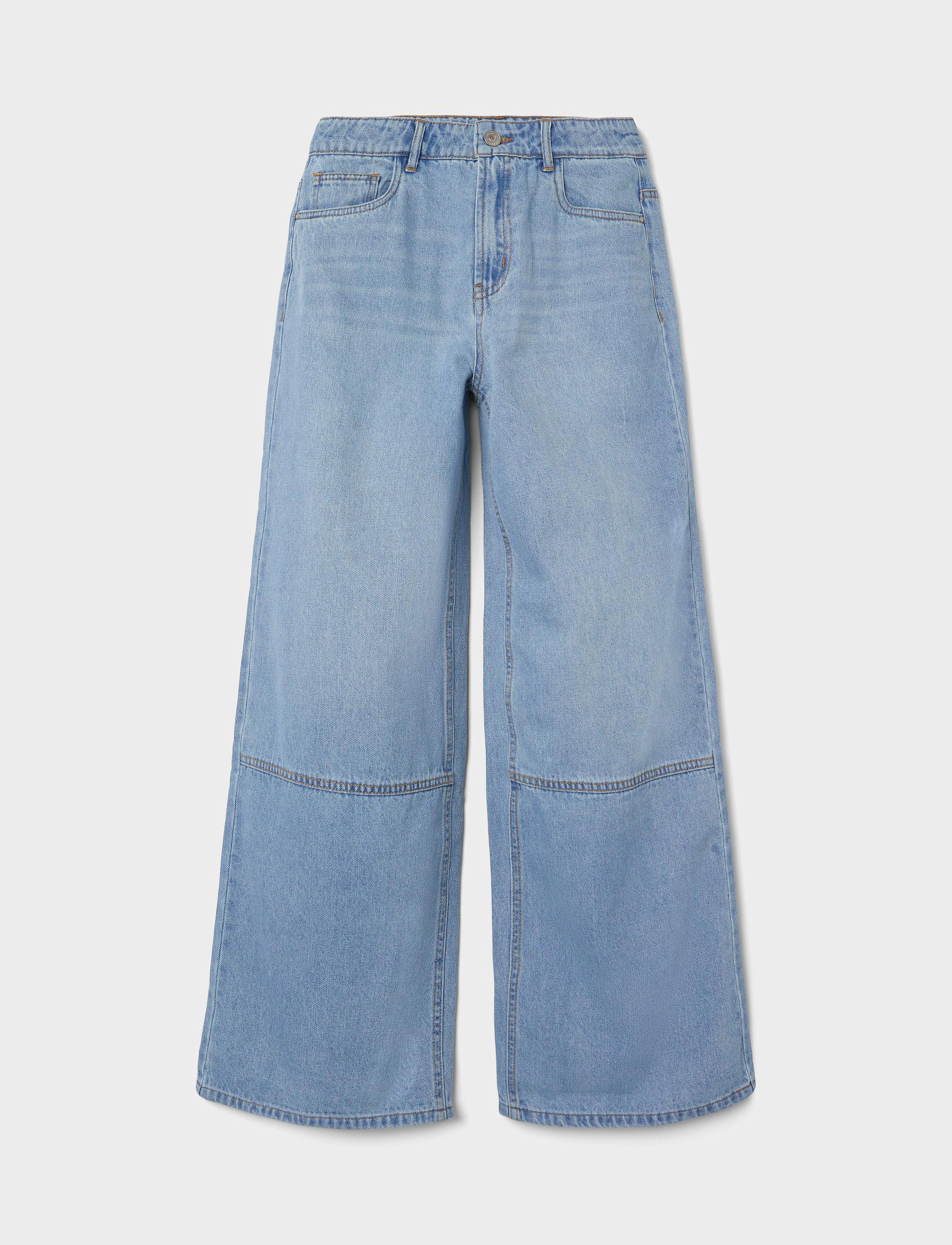 LMTD - NLFRILIZZA DNM HW WIDE  PANT - light blue denim - 5