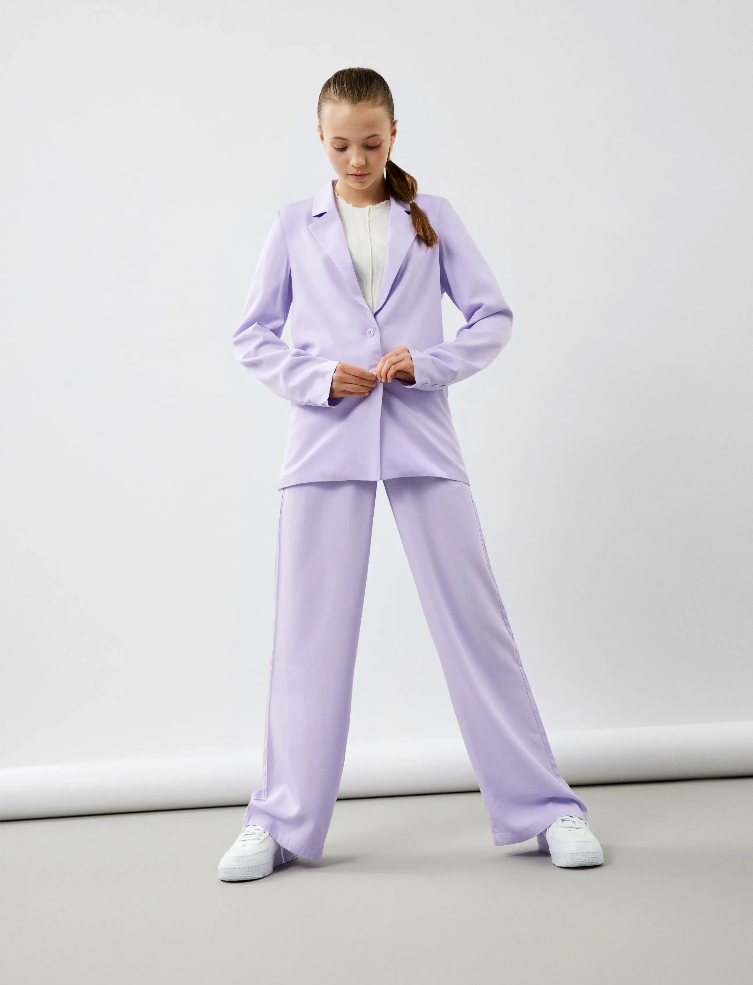 LMTD - NLFRIN HW WIDE PANT - sand verbena - 4