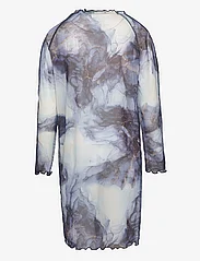 LMTD - NLFNARBLE MESH DRESS - long-sleeved casual dresses - navy blazer - 1