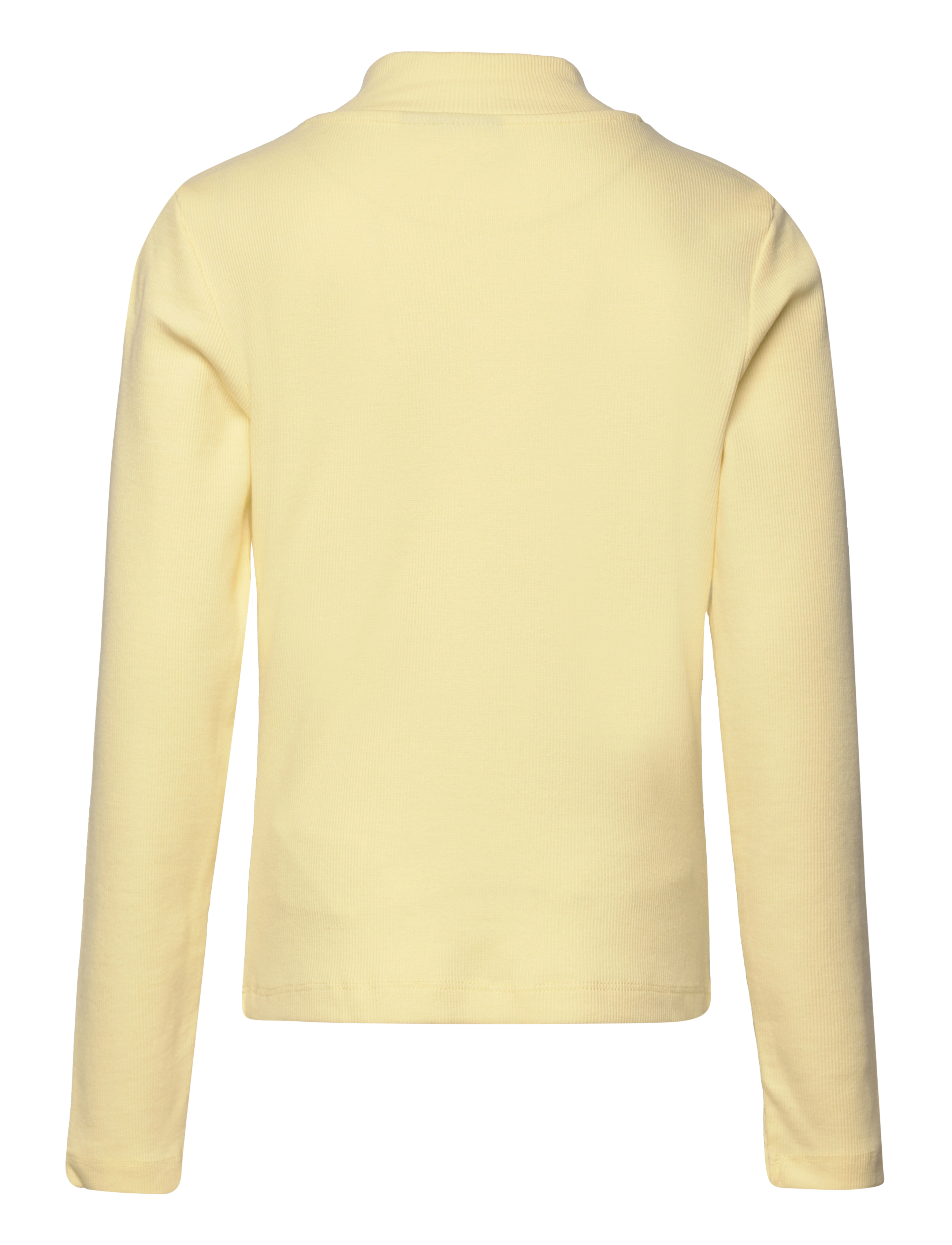 LMTD - NLFDIDA LS SHORT HALF ZIP TOP - pastel yellow - 1
