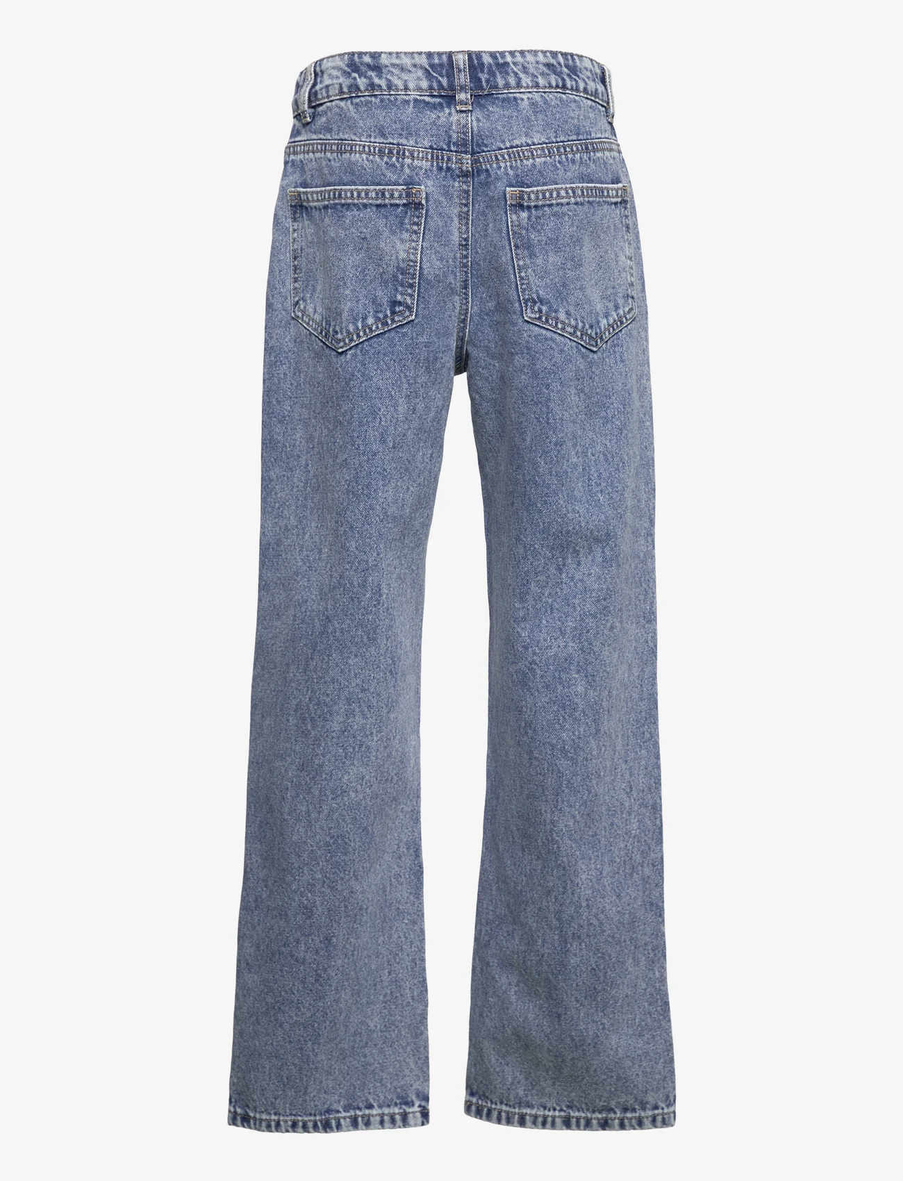 LMTD - NLMTONEIZZA DNM DAD STRAIGHT PANT NOOS - wide leg jeans - dark blue denim - 1