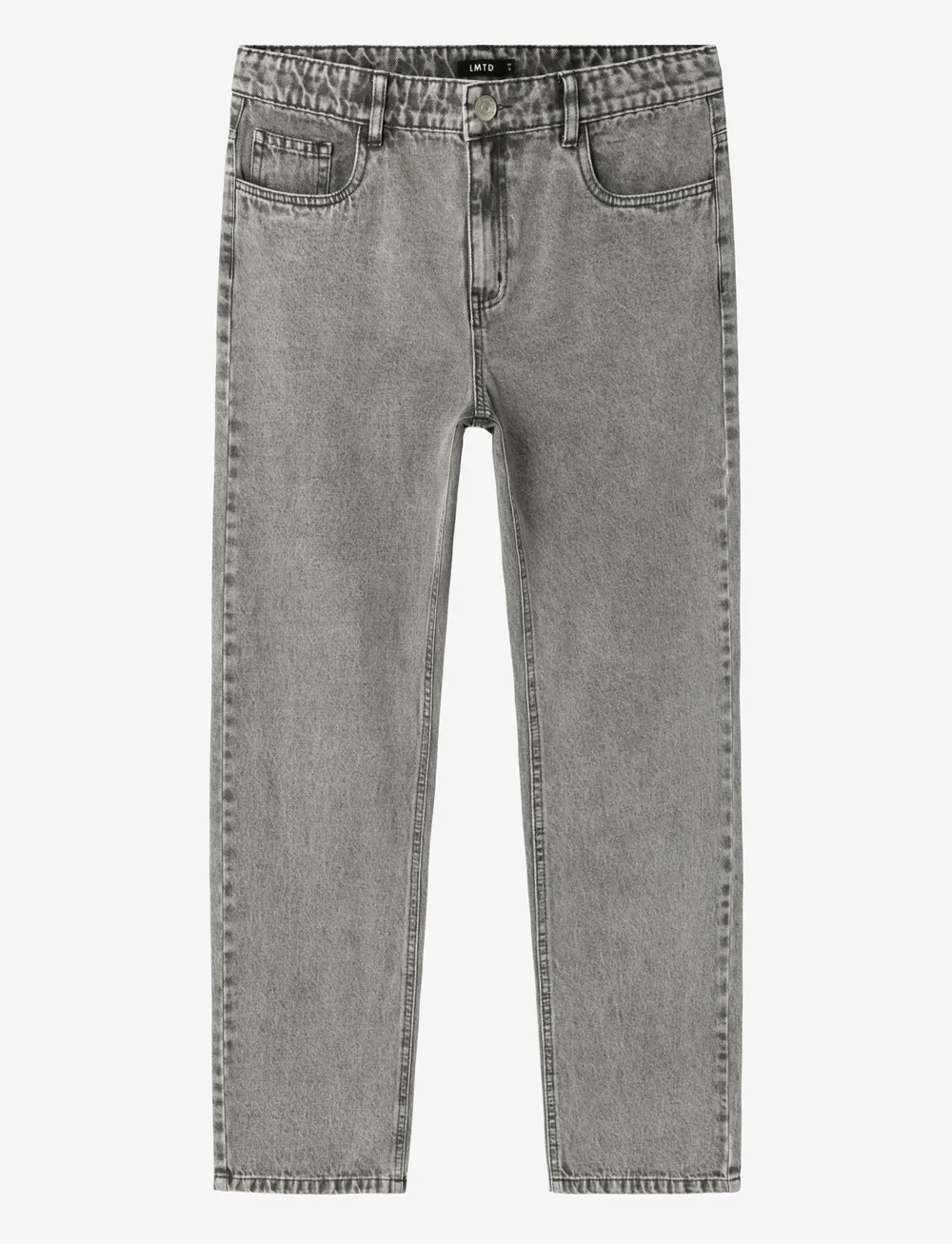 LMTD - NLMTONEIZZA DNM DAD STRAIGHT PANT NOOS - hosen mit weitem bein - light grey denim - 1