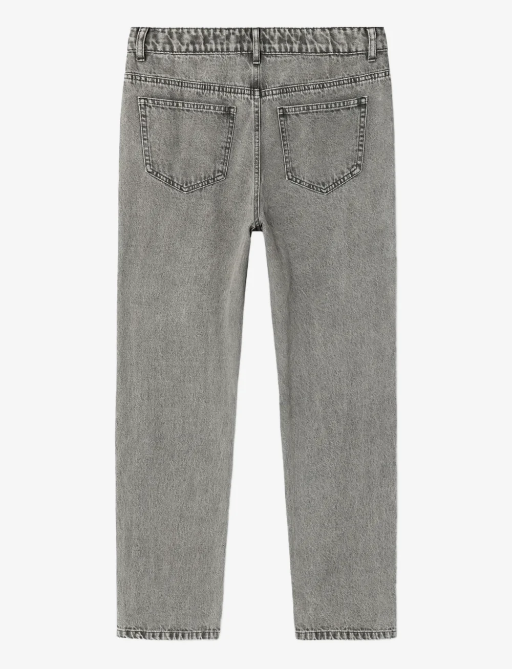 LMTD - NLMTONEIZZA DNM DAD STRAIGHT PANT NOOS - hosen mit weitem bein - light grey denim - 2