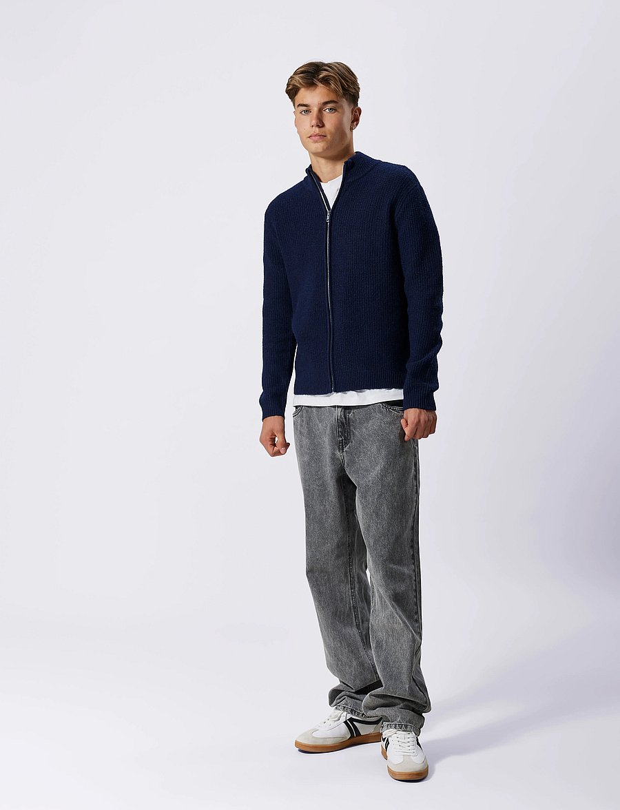 LMTD - NLMTONEIZZA DNM DAD STRAIGHT PANT NOOS - light grey denim - 0
