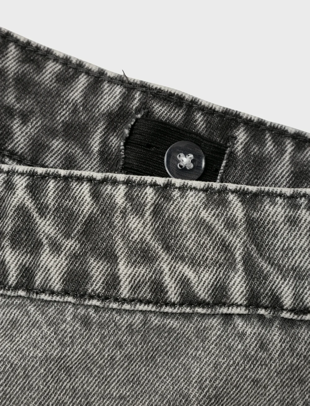 LMTD - NLMTONEIZZA DNM DAD STRAIGHT PANT NOOS - hosen mit weitem bein - light grey denim - 3