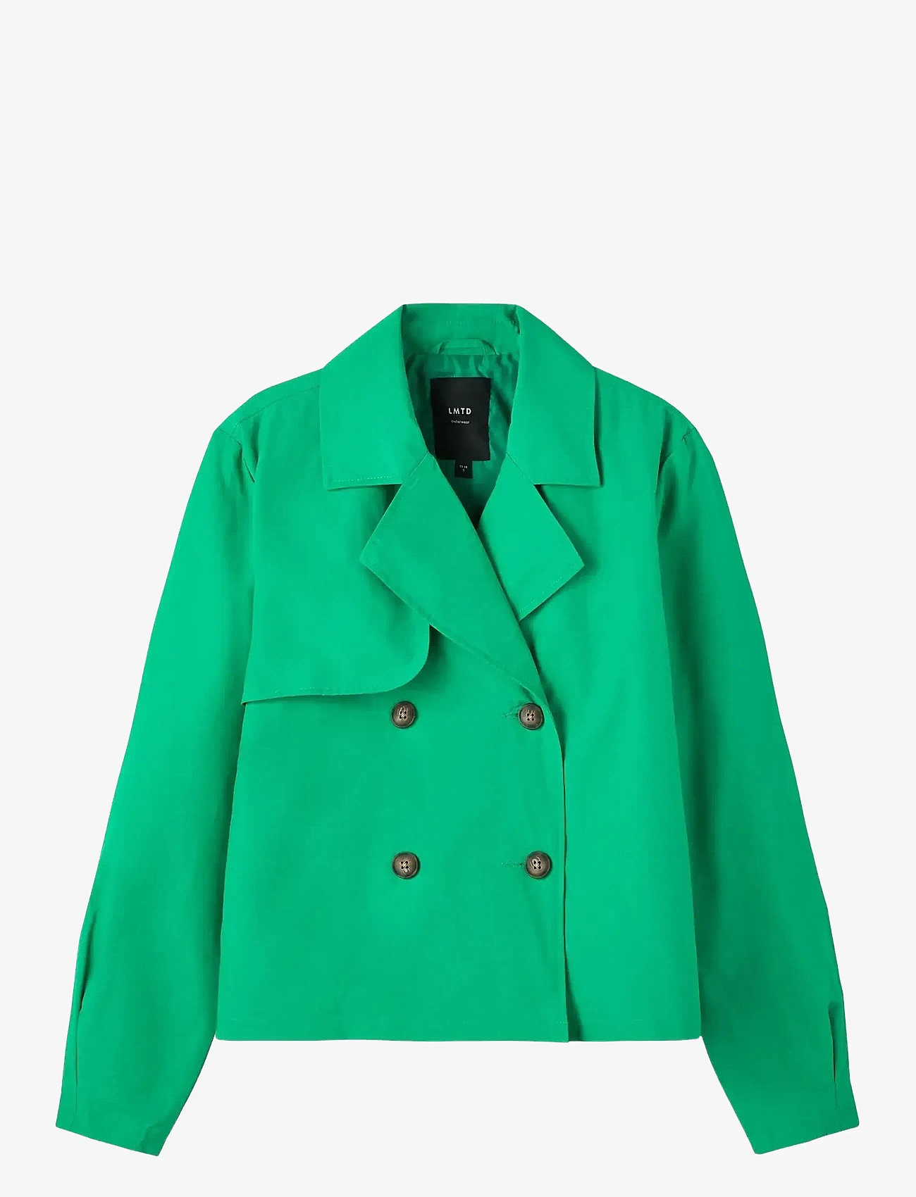 LMTD - NLFMATA SHORT TRENCHCOAT - forårsjakker - emerald - 0