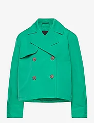 LMTD - NLFMATA SHORT TRENCHCOAT - spring jackets - emerald - 0