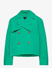 LMTD - NLFMATA SHORT TRENCHCOAT - pavasarinės striukės - emerald - 0