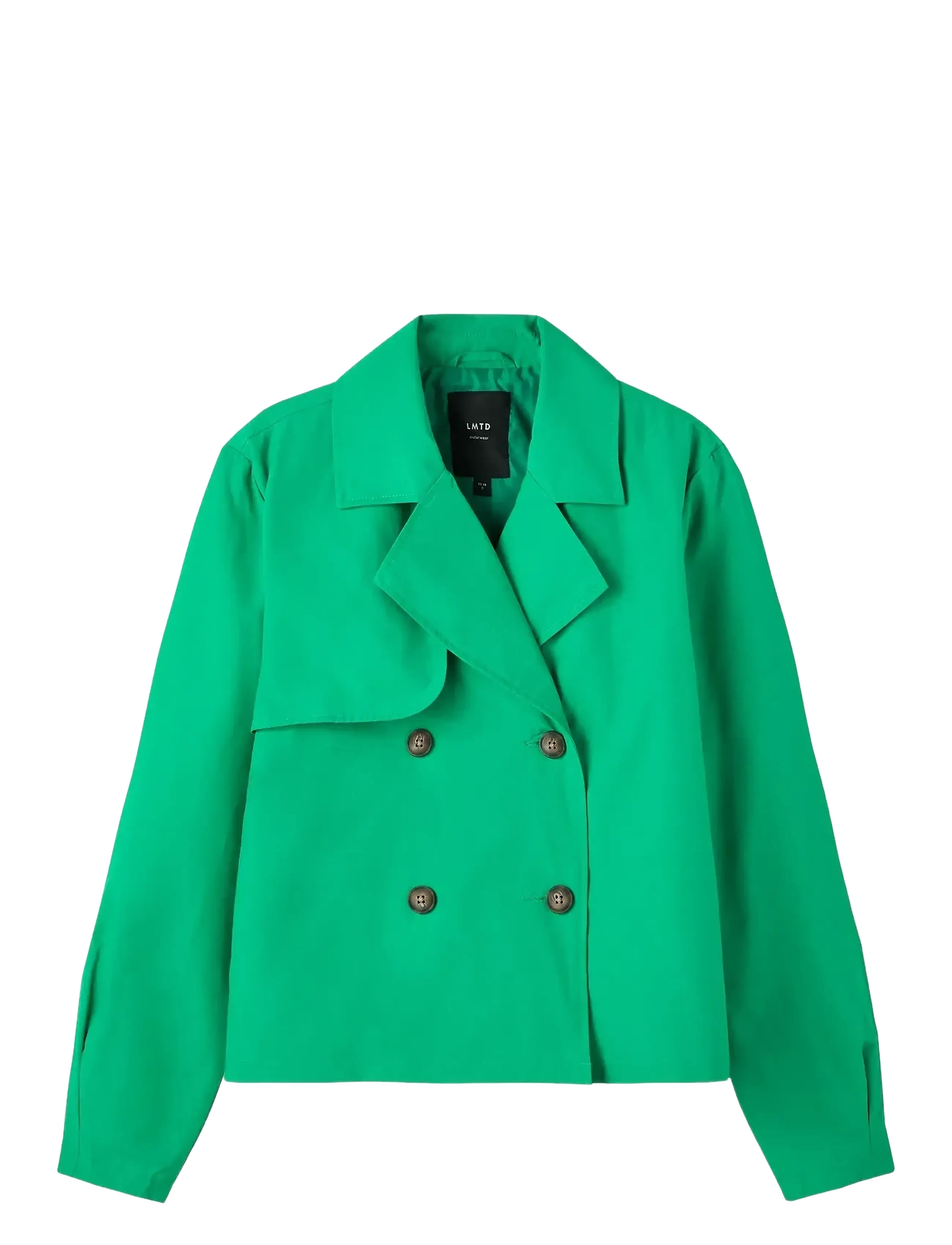 LMTD NLFMATA SHORT TRENCHCOAT - Jakker - EMERALD / green