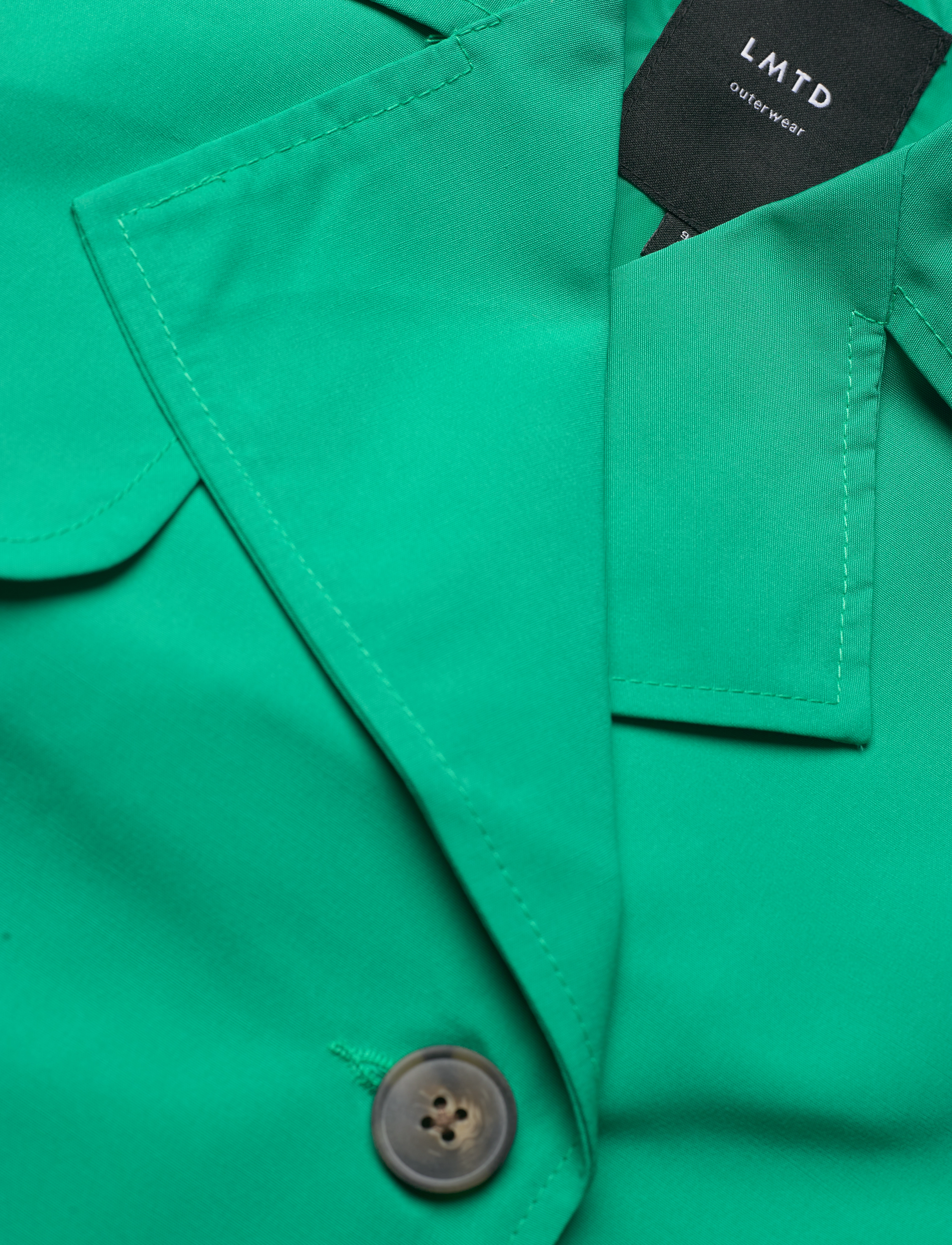 LMTD - NLFMATA SHORT TRENCHCOAT - frühlingsjacken - emerald - 4