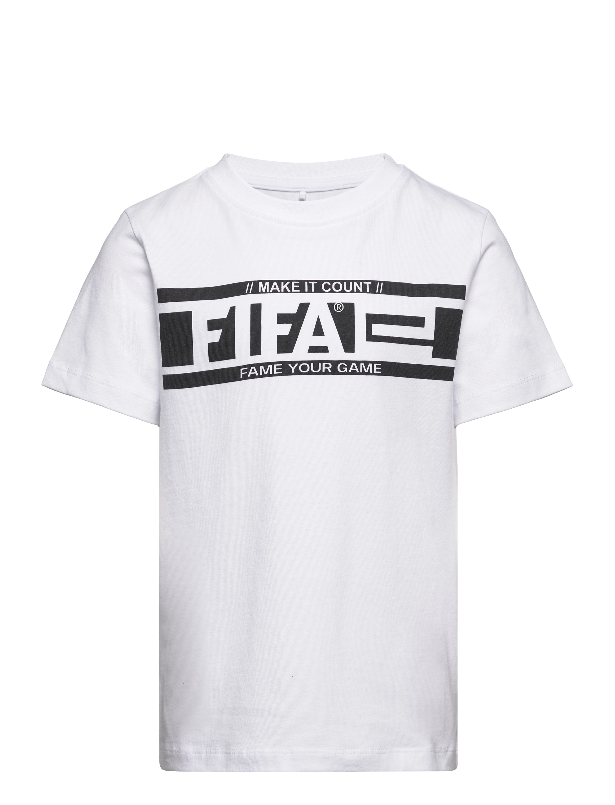 NLMSEJ FIFAE SS TOP BOX SKY - BRIGHT WHITE