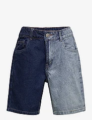LMTD - NLMIZZABLOCK DNM DAD SHORTS - jeansshorts - medium blue denim - 0