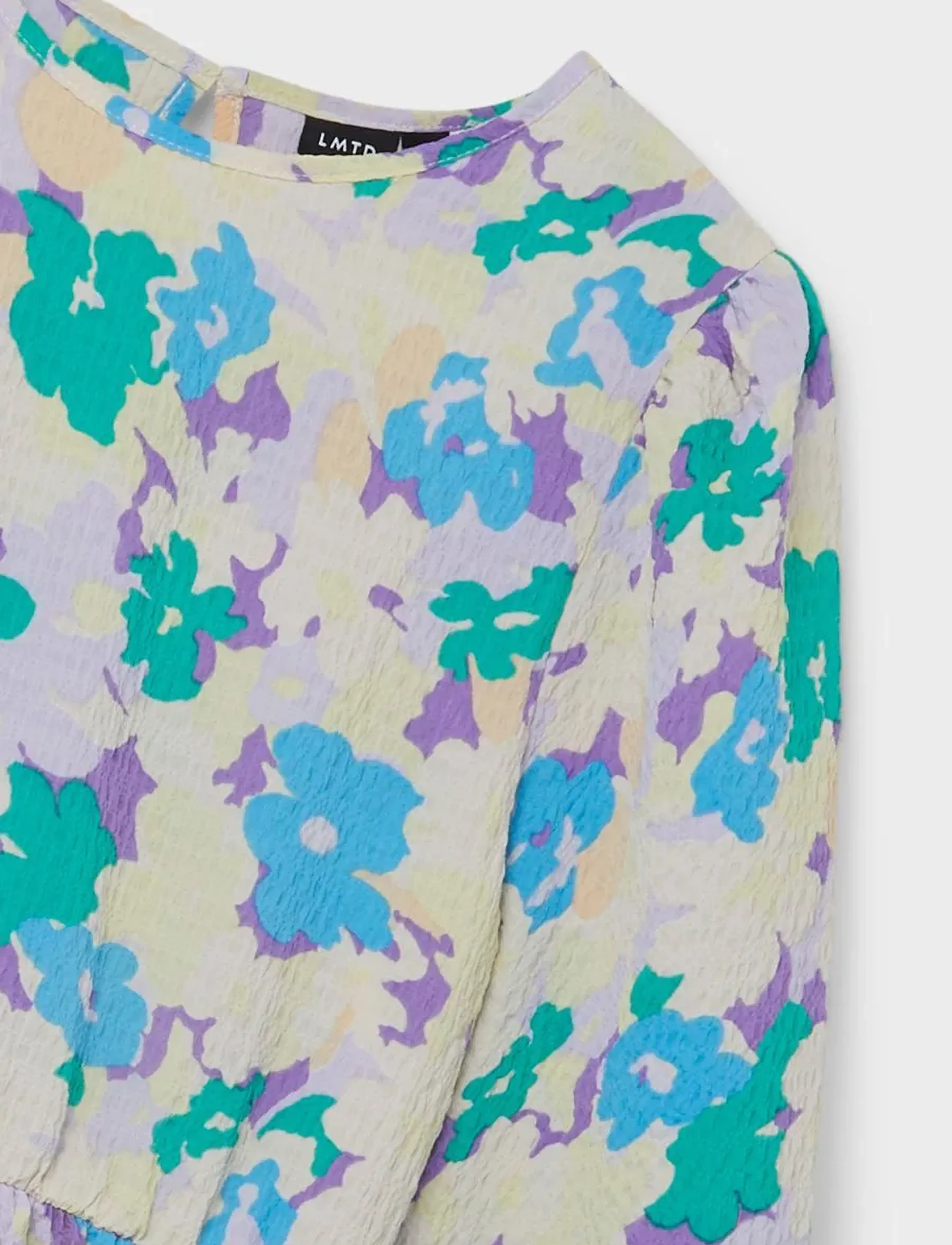 LMTD - NLFFILOWER LS DRESS - minihameet - swim cap - 3