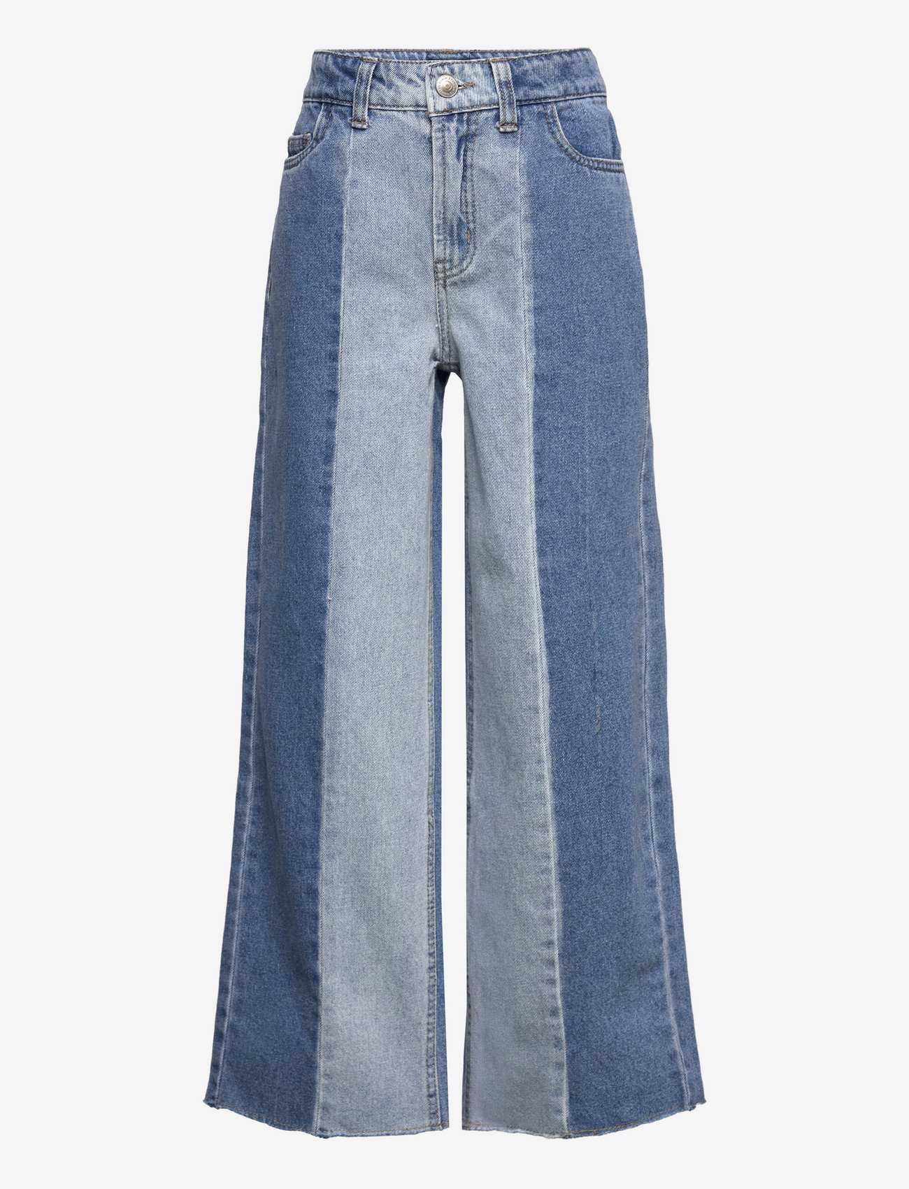 LMTD - NLFIZZAMIDBLOCK DNM HW WIDE PANT - light blue denim - 0
