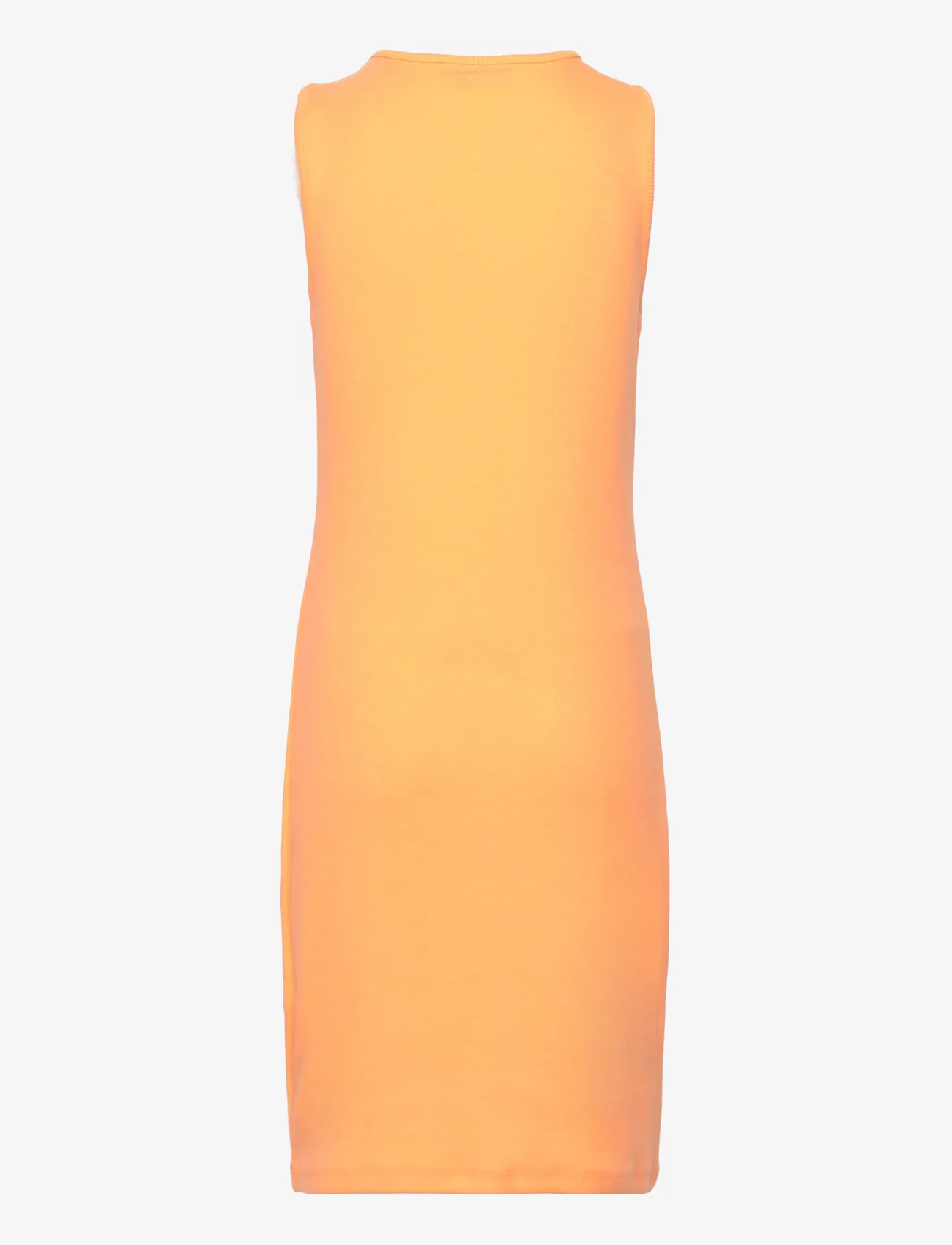 LMTD - NLFDIDACUT TANK DRESS - sleeveless casual dresses - papaya - 1