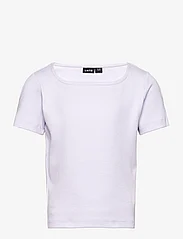 LMTD - NLFDIDA SS SQUARE NECK TOP - kortærmede t-shirts - purple heather - 0