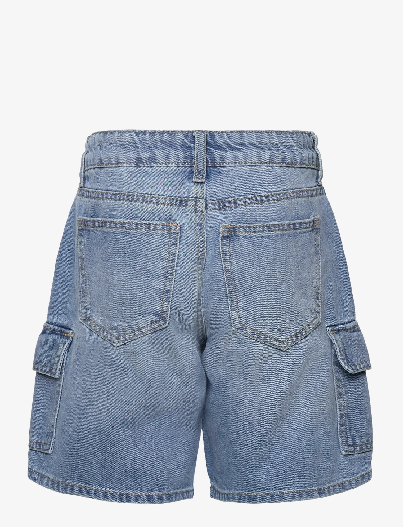 LMTD - NLMCARGIZZA DNM DAD SHORTS - denim shorts - light blue denim - 1