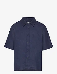 LMTD - NLNHILL SS SHIRT - short-sleeved shirts - navy blazer - 0