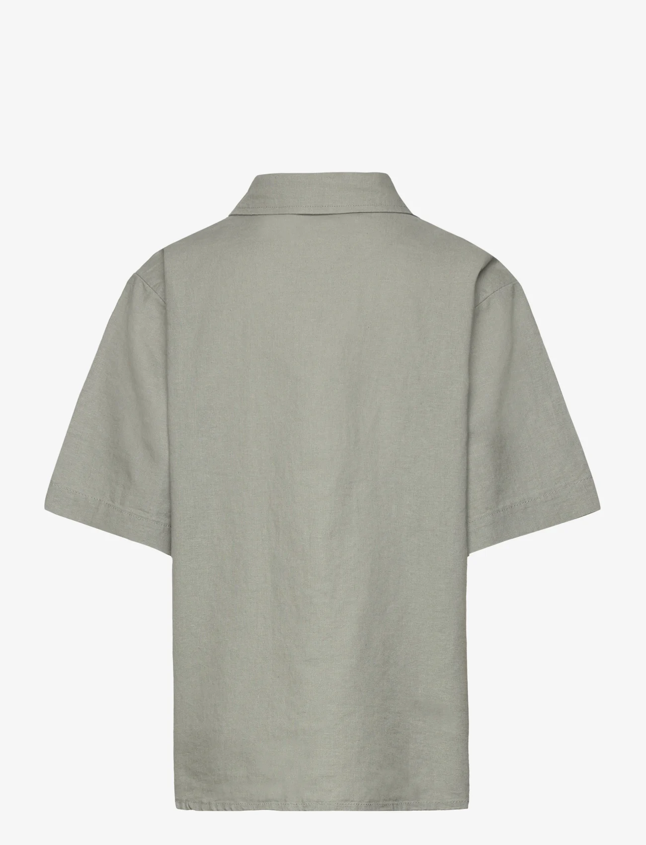 LMTD - NLNHILL SS SHIRT - short-sleeved shirts - shadow - 1