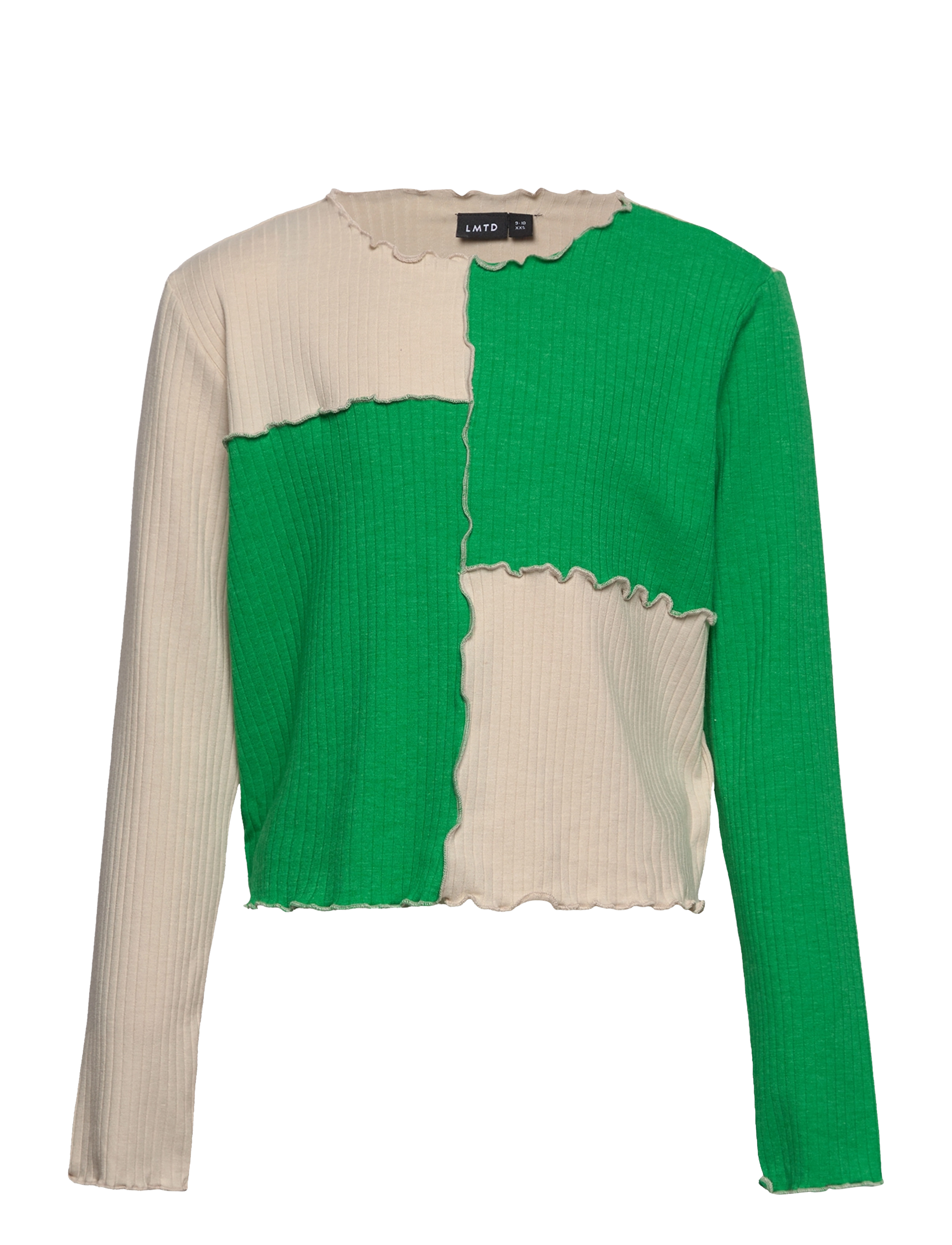 NLFNUNNEMIX LS SHORT R TOP - BRIGHT GREEN