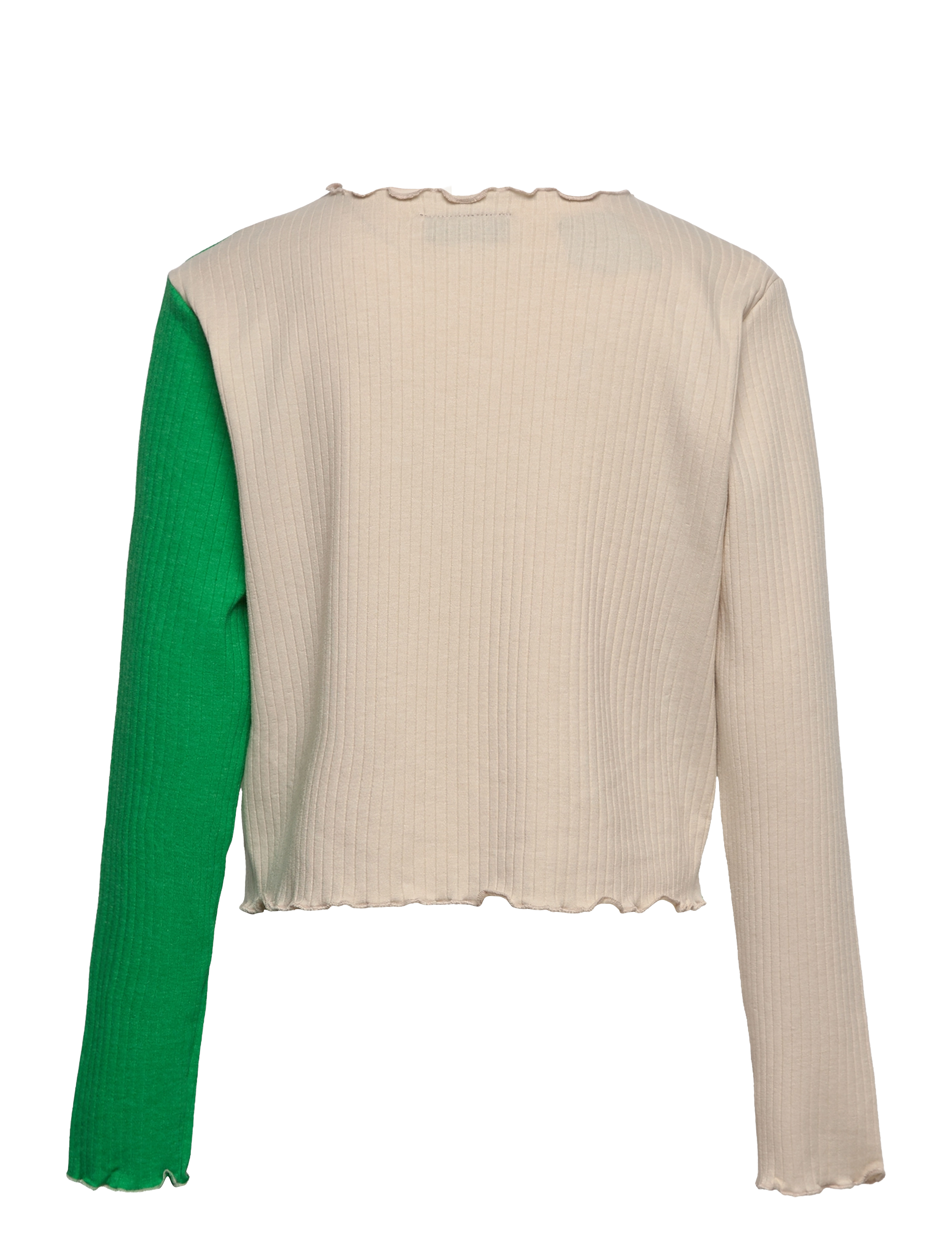 LMTD - NLFNUNNEMIX LS SHORT R TOP - bright green - 1