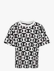 LMTD - NLFNIPPI SS SHORT L TOP - kortärmade t-shirts - black - 0