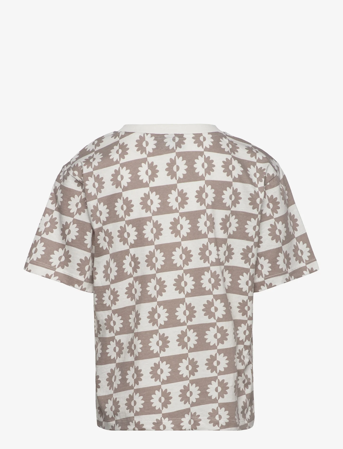 LMTD - NLFNIPPI SS SHORT L TOP - short-sleeved t-shirts - mocha meringue - 1