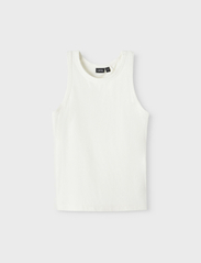LMTD - NLFNALY TANK SHORT TOP - mouwloze t-shirts - white alyssum - 2