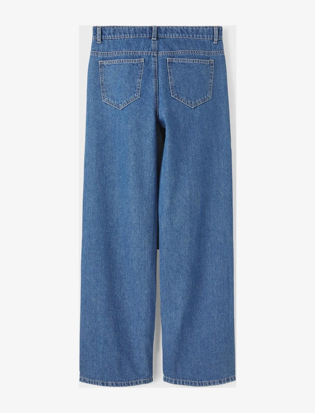 LMTD - NLFTOIZZA DNM LW WIDE PANT NOOS - brede jeans - medium blue denim - 1