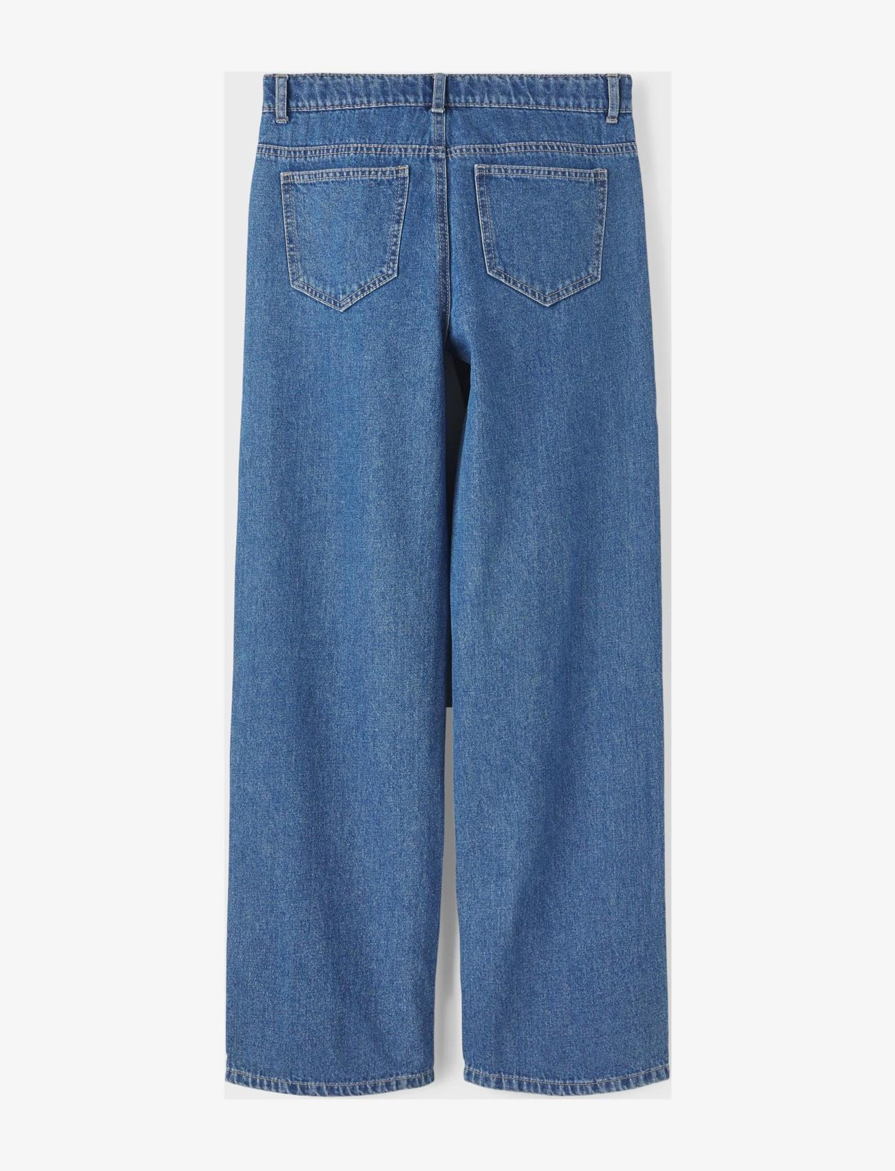 LMTD - NLFTOIZZA DNM LW WIDE PANT NOOS - medium blue denim - 1