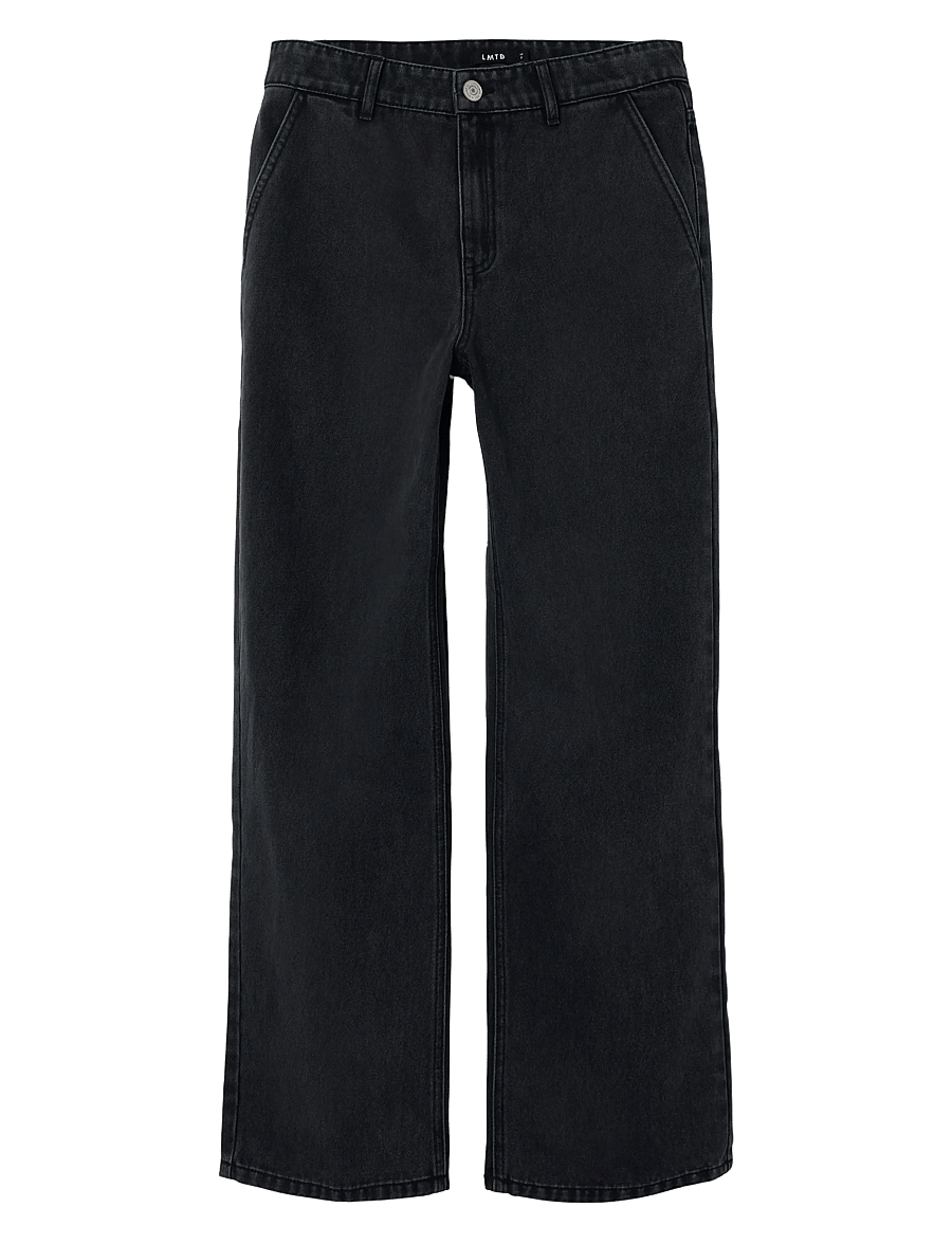 LMTD - NLMTOIZZA DNM LOOSE PANT NOOS - loose jeans - black denim - 1