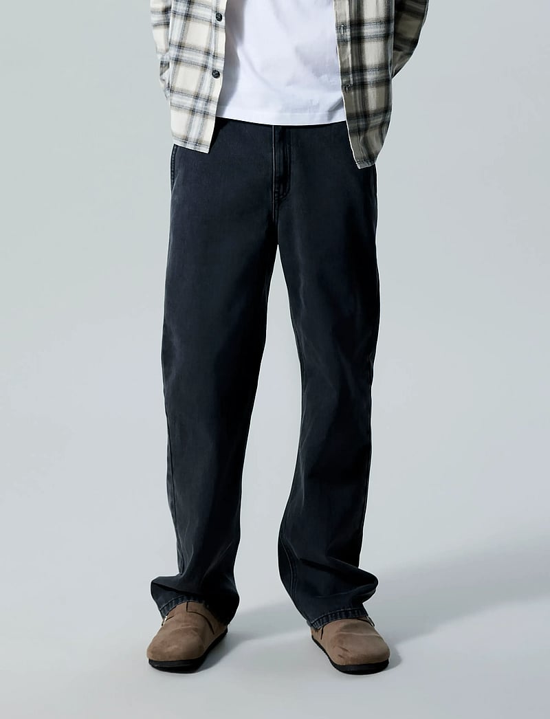 LMTD - NLMTOIZZA DNM LOOSE PANT NOOS - loose jeans - black denim - 0