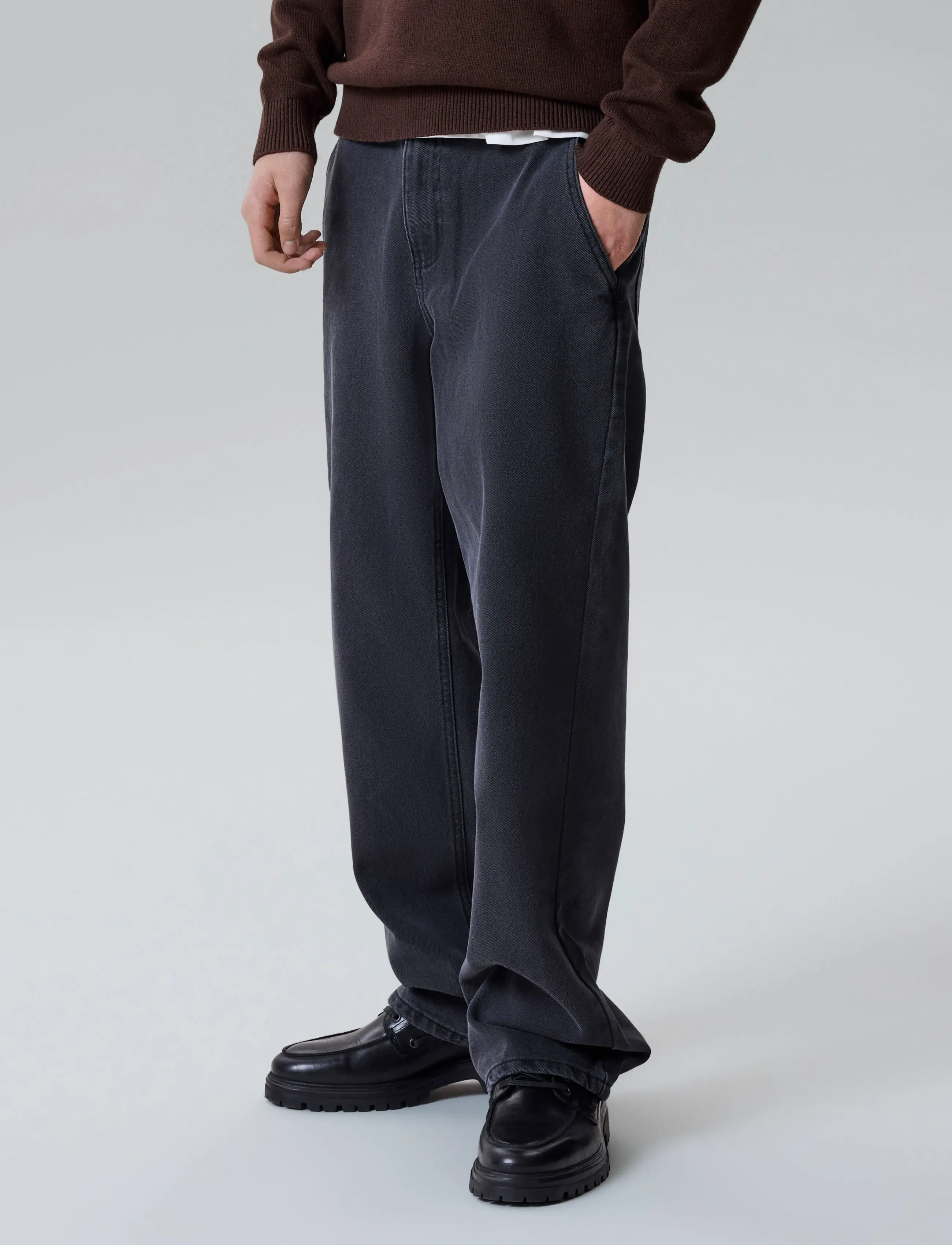 LMTD - NLMTOIZZA DNM LOOSE PANT NOOS - loose jeans - black denim - 3