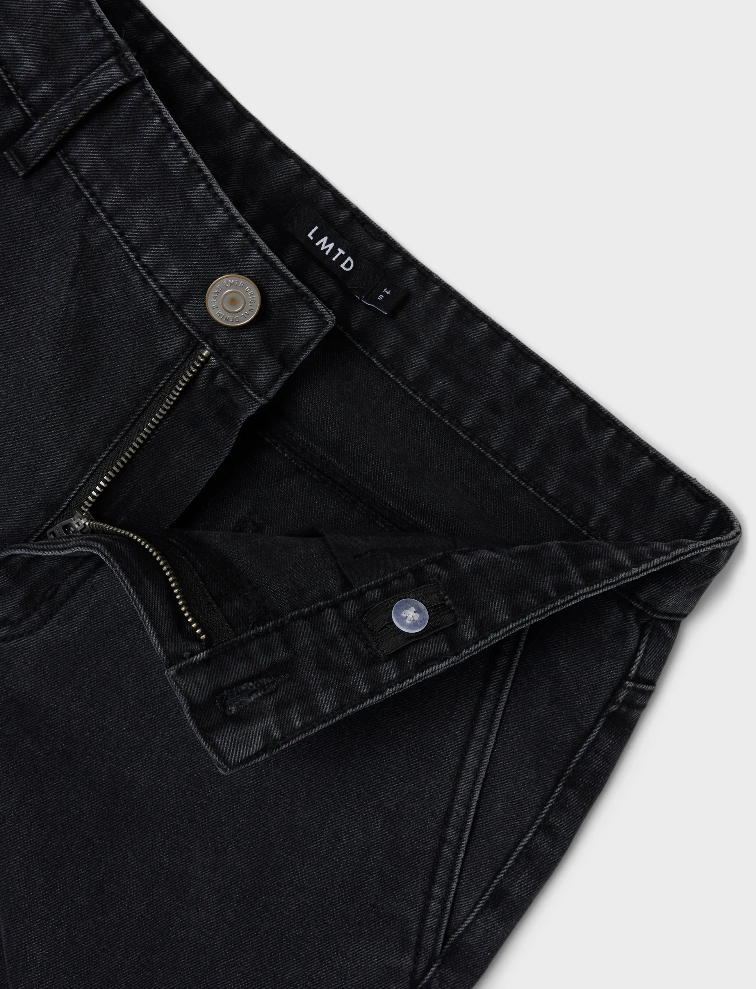 LMTD - NLMTOIZZA DNM LOOSE PANT NOOS - loose jeans - black denim - 4