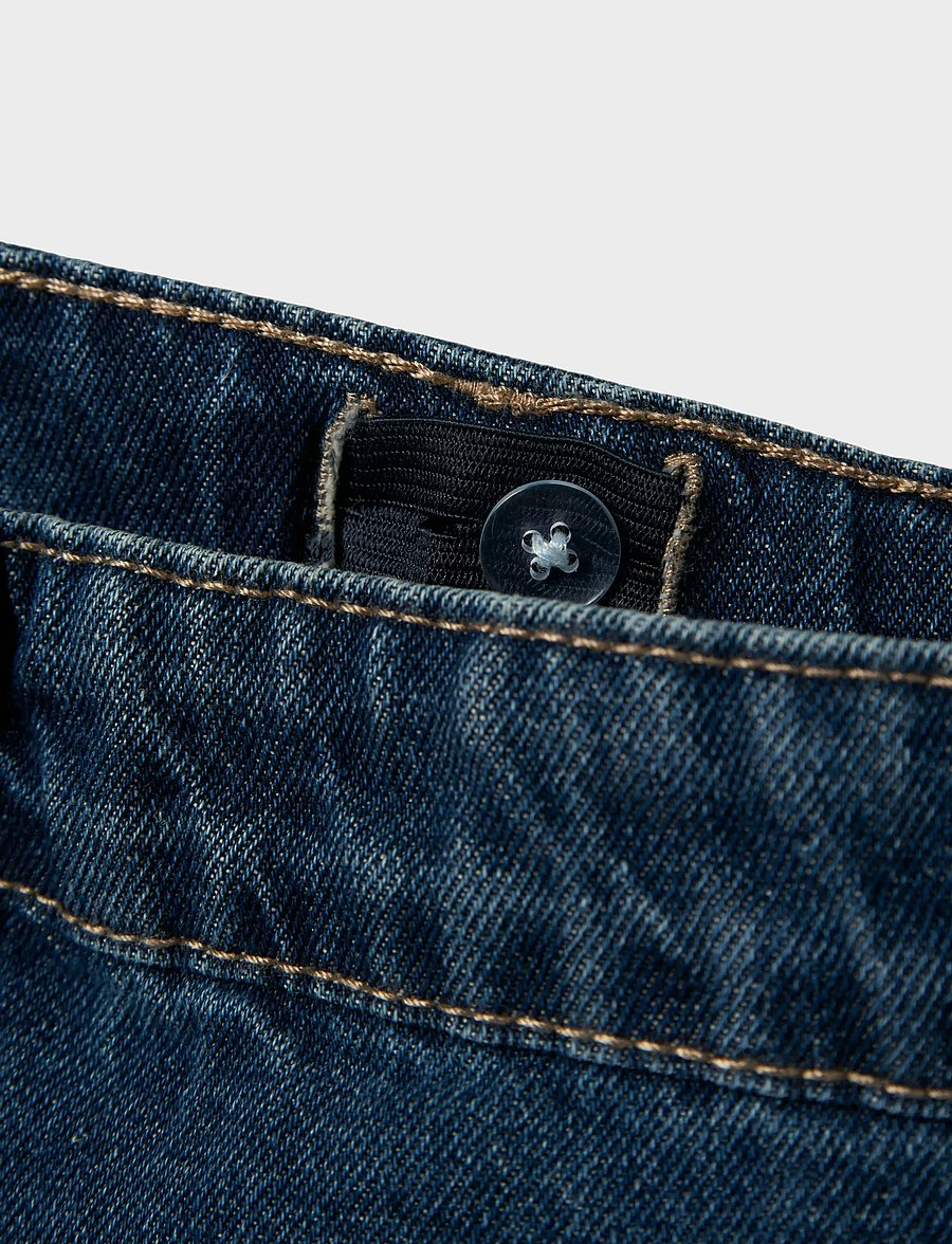 LMTD - NLMTOIZZA DNM LOOSE PANT NOOS - loose jeans - dark blue denim - 2