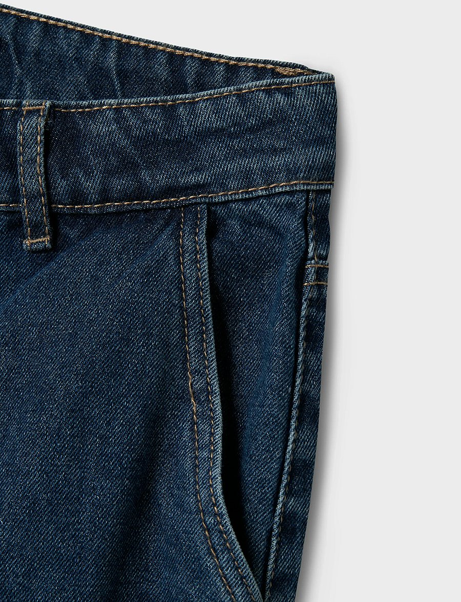 LMTD - NLMTOIZZA DNM LOOSE PANT NOOS - loose jeans - dark blue denim - 3