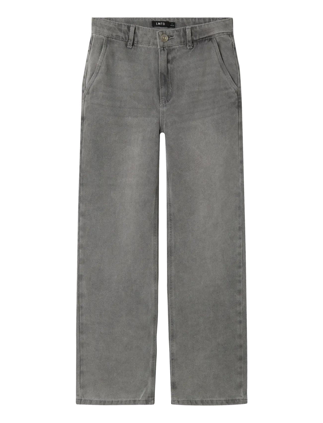 NLMTOIZZA DNM LOOSE PANT NOOS - GREY DENIM