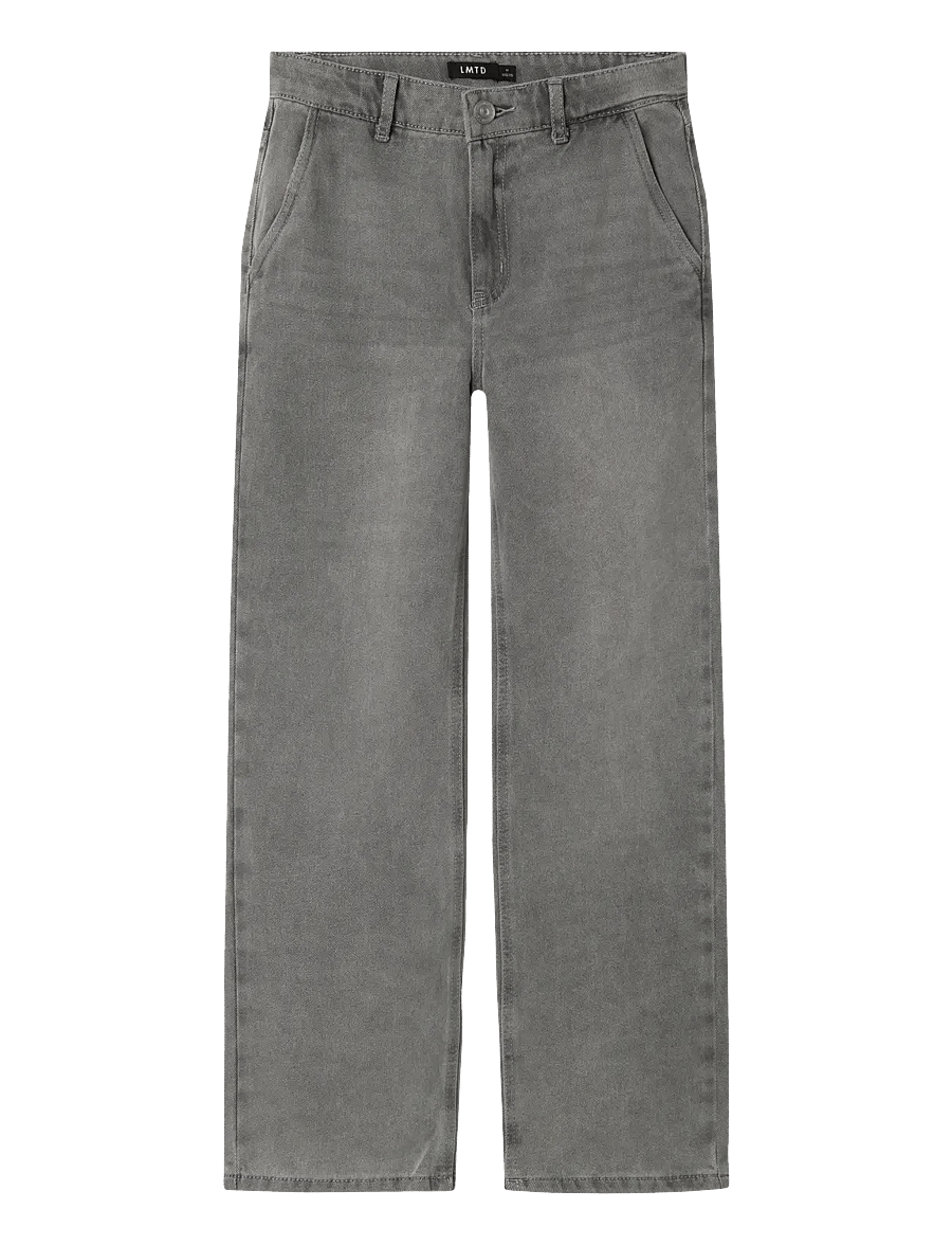LMTD - NLMTOIZZA DNM LOOSE PANT NOOS - loose jeans - grey denim - 0
