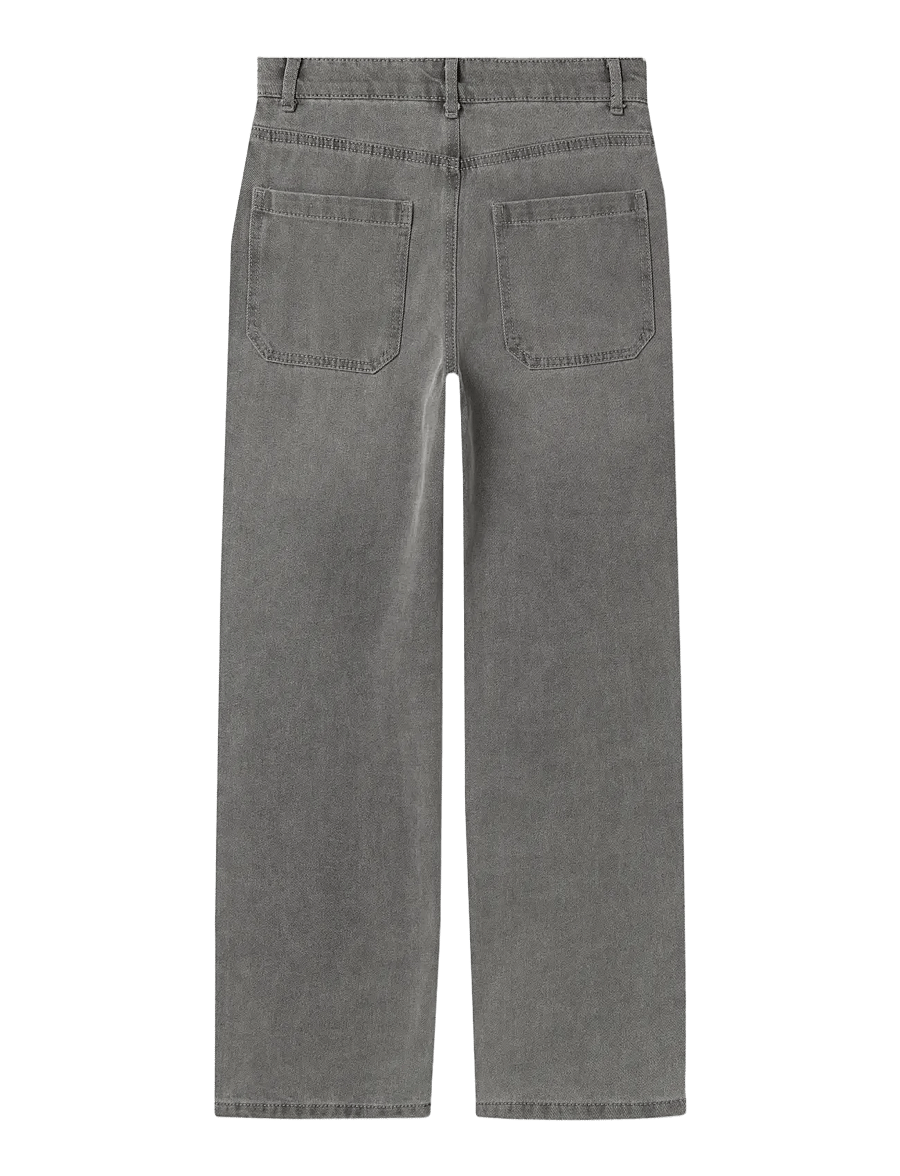 LMTD - NLMTOIZZA DNM LOOSE PANT NOOS - loose jeans - grey denim - 1