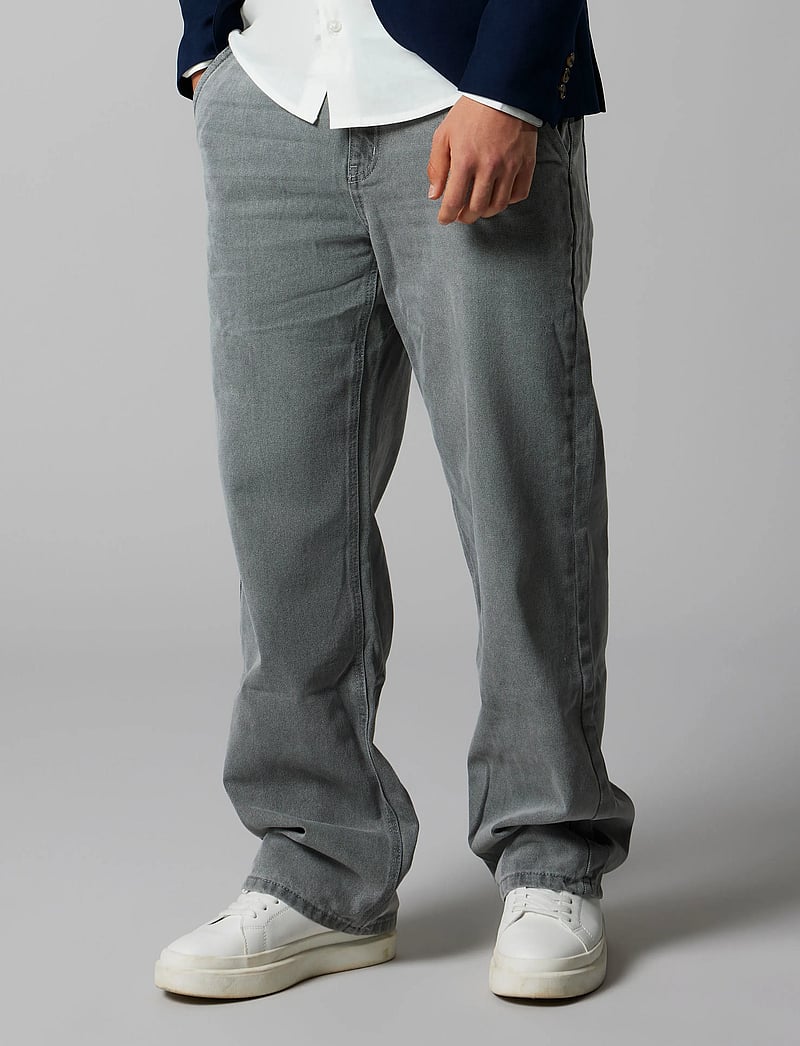 LMTD - NLMTOIZZA DNM LOOSE PANT NOOS - alt laienevad teksad - grey denim - 2